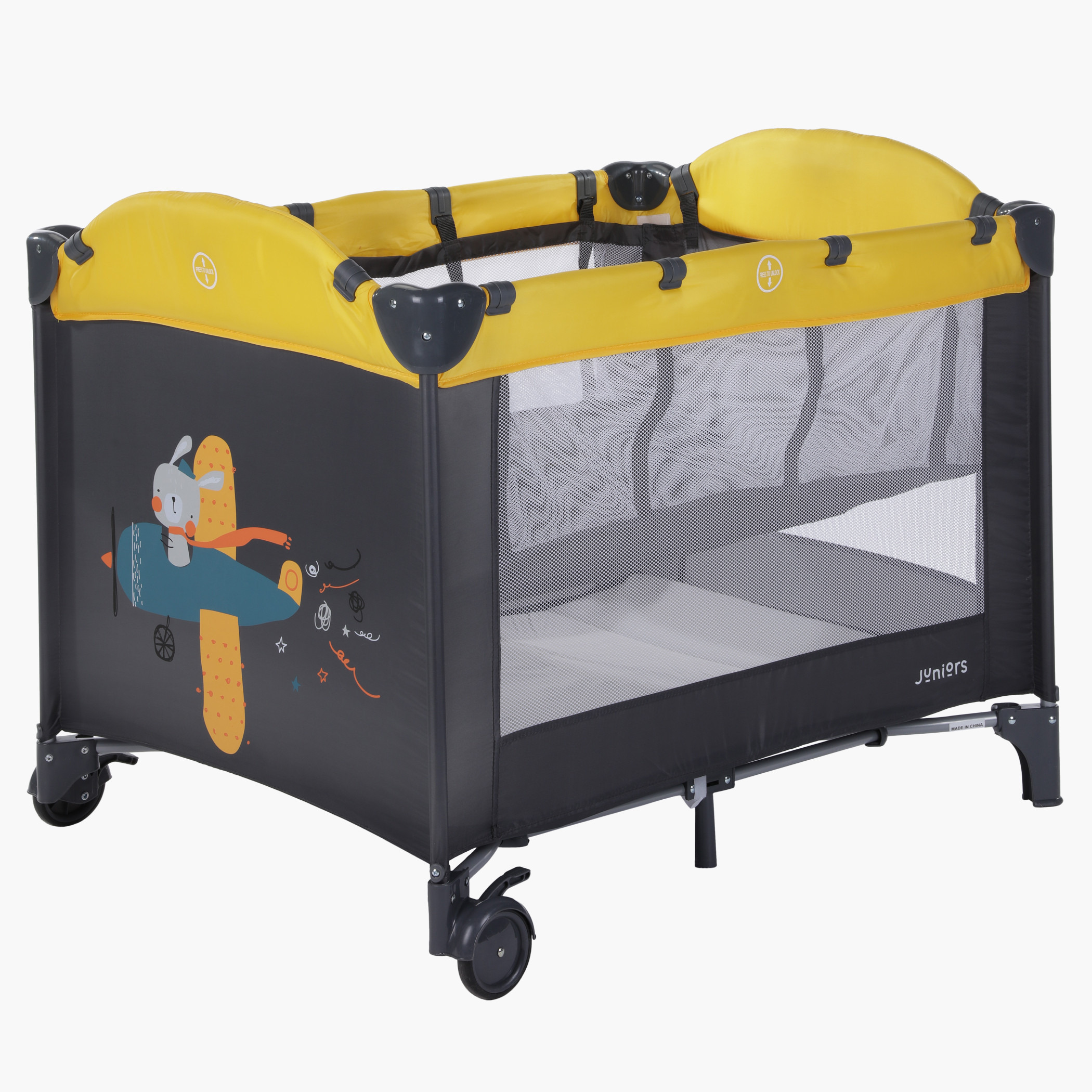 سرير أطفال متنقل من جونيورز-baby-nursery-furniture-cribsandbeds-travelcots-image-1