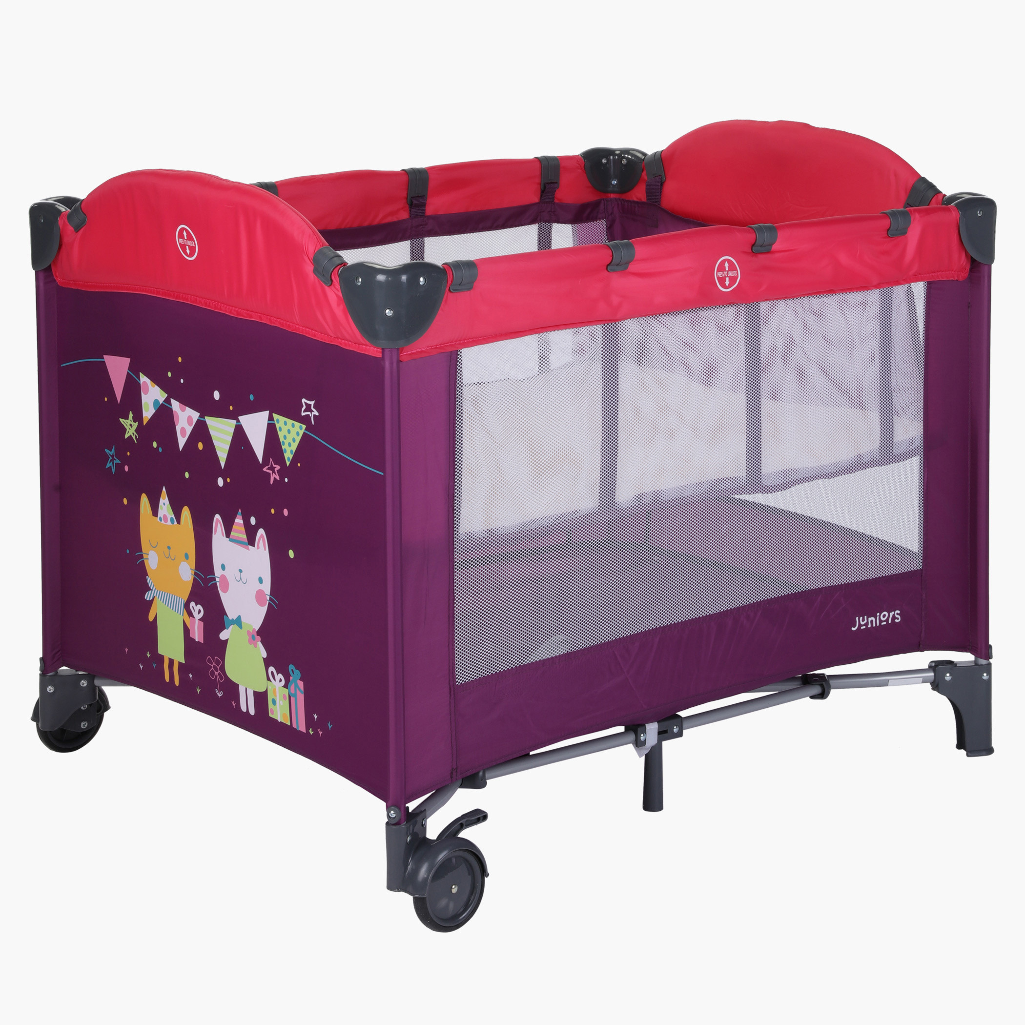 سرير أطفال متنقل من جونيورز-baby-nursery-furniture-cribsandbeds-travelcots-image-1