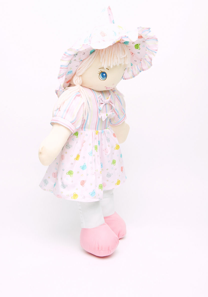 Juniors Rag Doll with Hat and Printed Dress-Dolls and Playsets-image-1