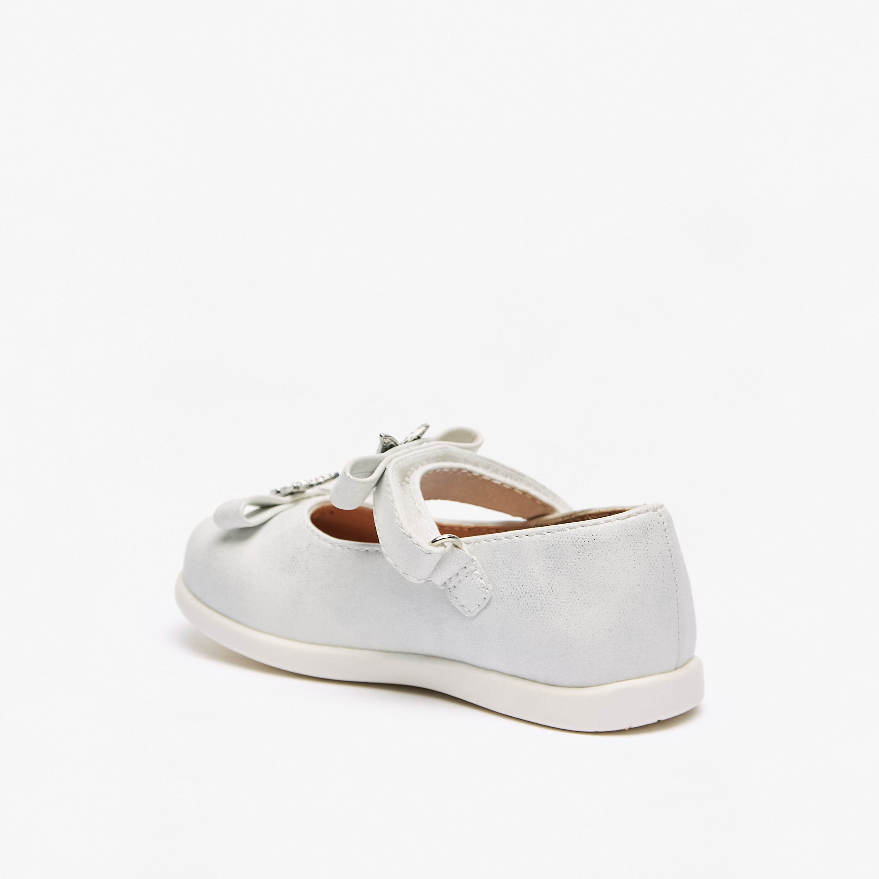 Barefeet Butterfly Accent Lightweight Mary Jane Shoes with Hook and Loop Closure-girls-shoes-maryjanes-image-2