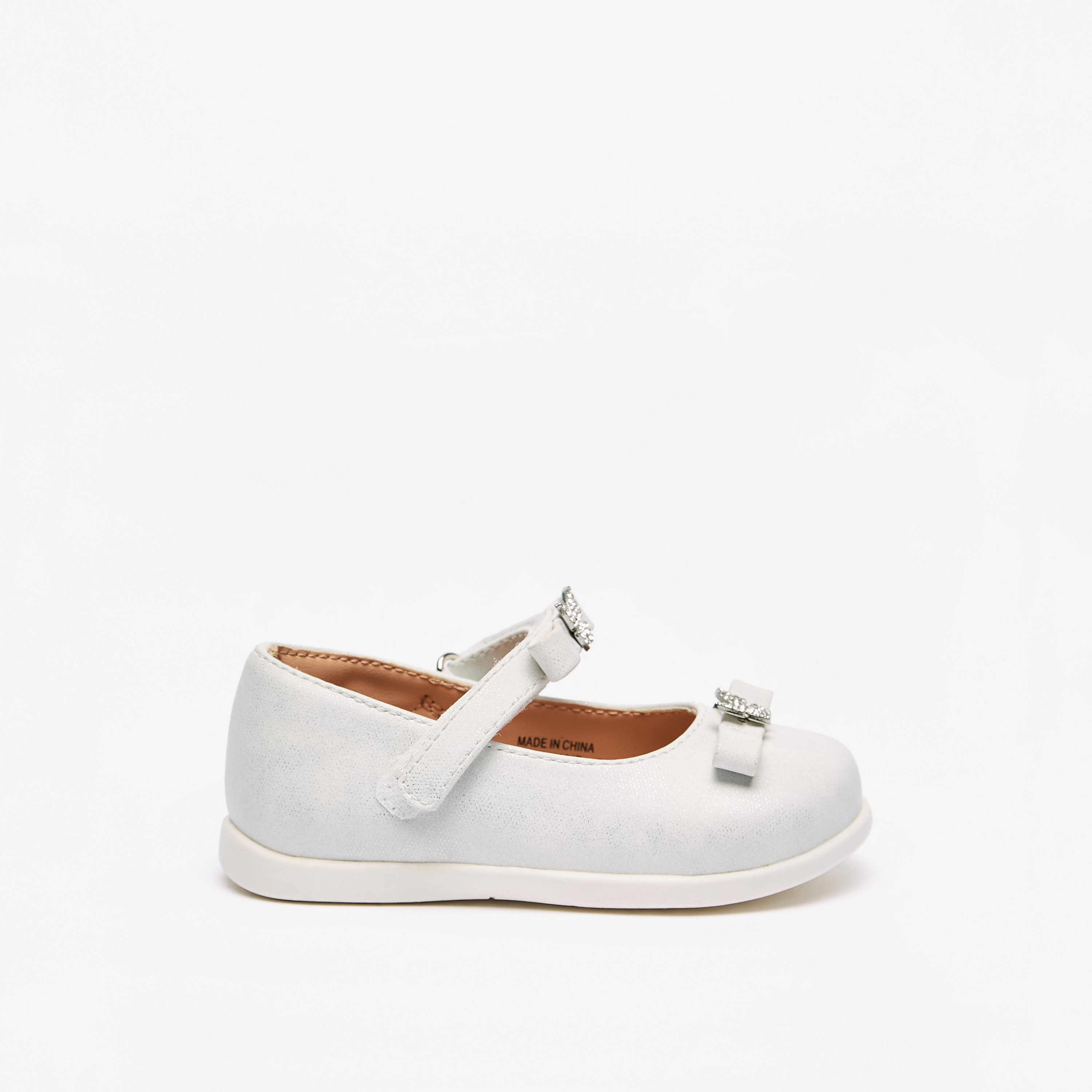Barefeet Butterfly Accent Lightweight Mary Jane Shoes with Hook and Loop Closure-girls-shoes-maryjanes-image-3