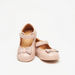 Barefeet Bow Accented Mary Jane Shoes with Hook and Loop Closure-Girl%27s Ballerinas-thumbnailMobile-3