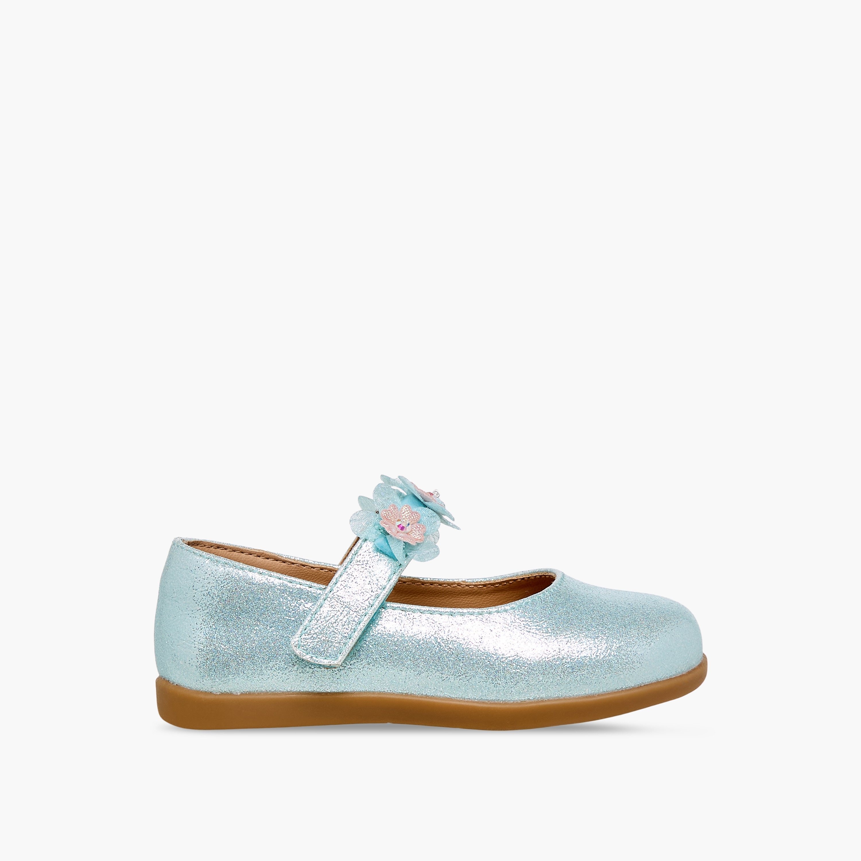 Barefeet Girls Hook and Loop Mary Jane Shoes-girls-shoes-maryjanes-image-3