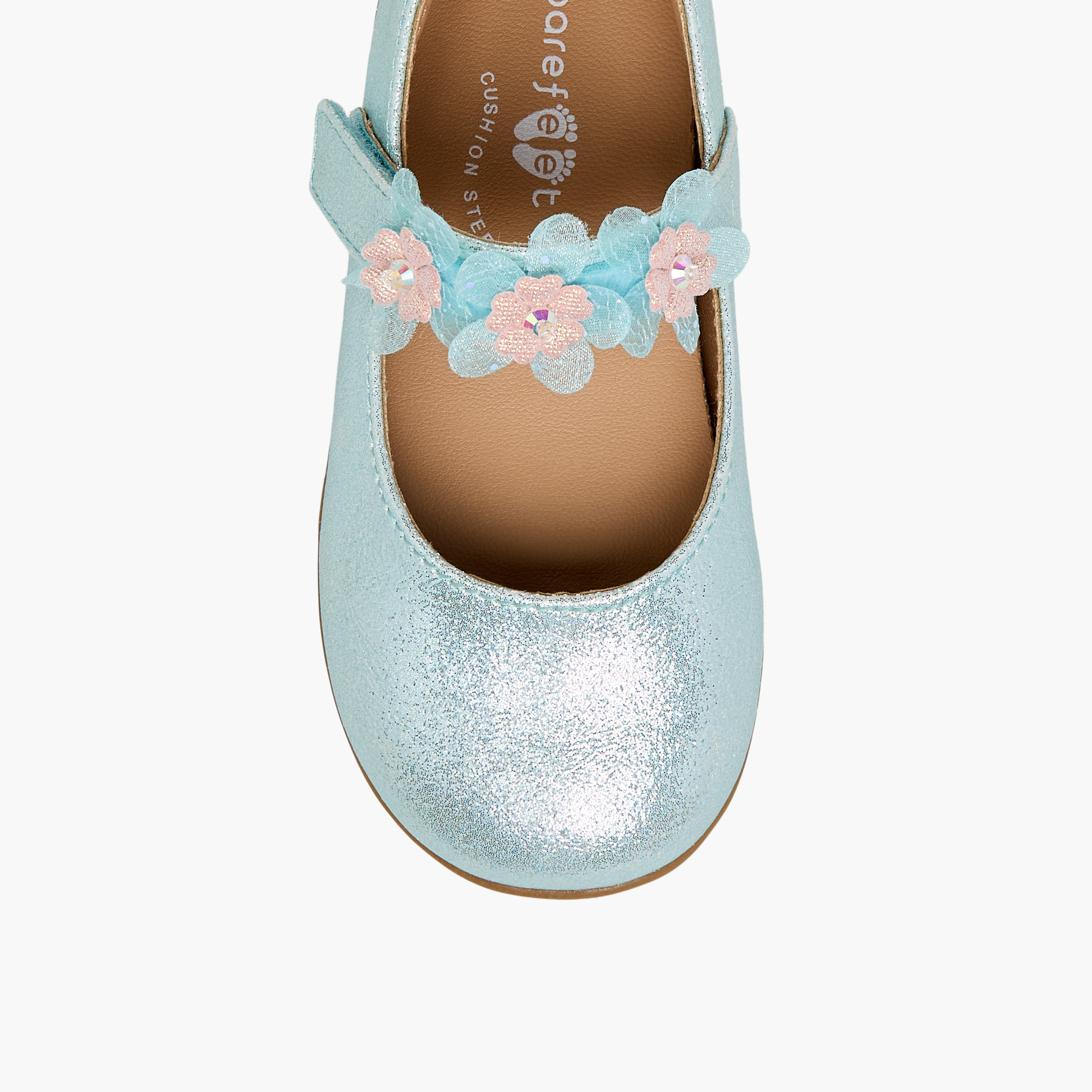 Barefeet Girls Hook and Loop Mary Jane Shoes-girls-shoes-maryjanes-image-4