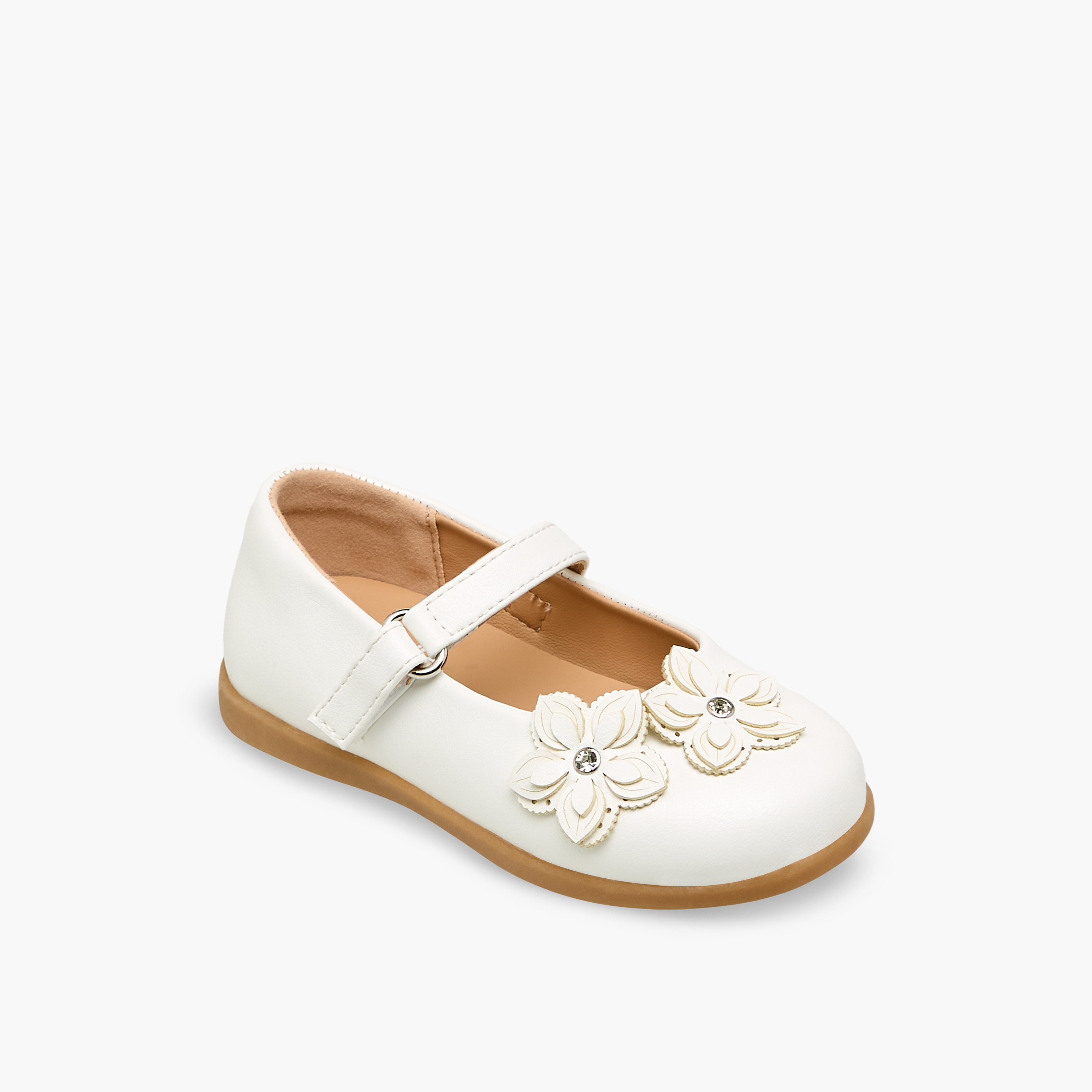 Barefeet Girls Hook & Loop Mary Jane Shoes-girls-shoes-maryjanes-image-2
