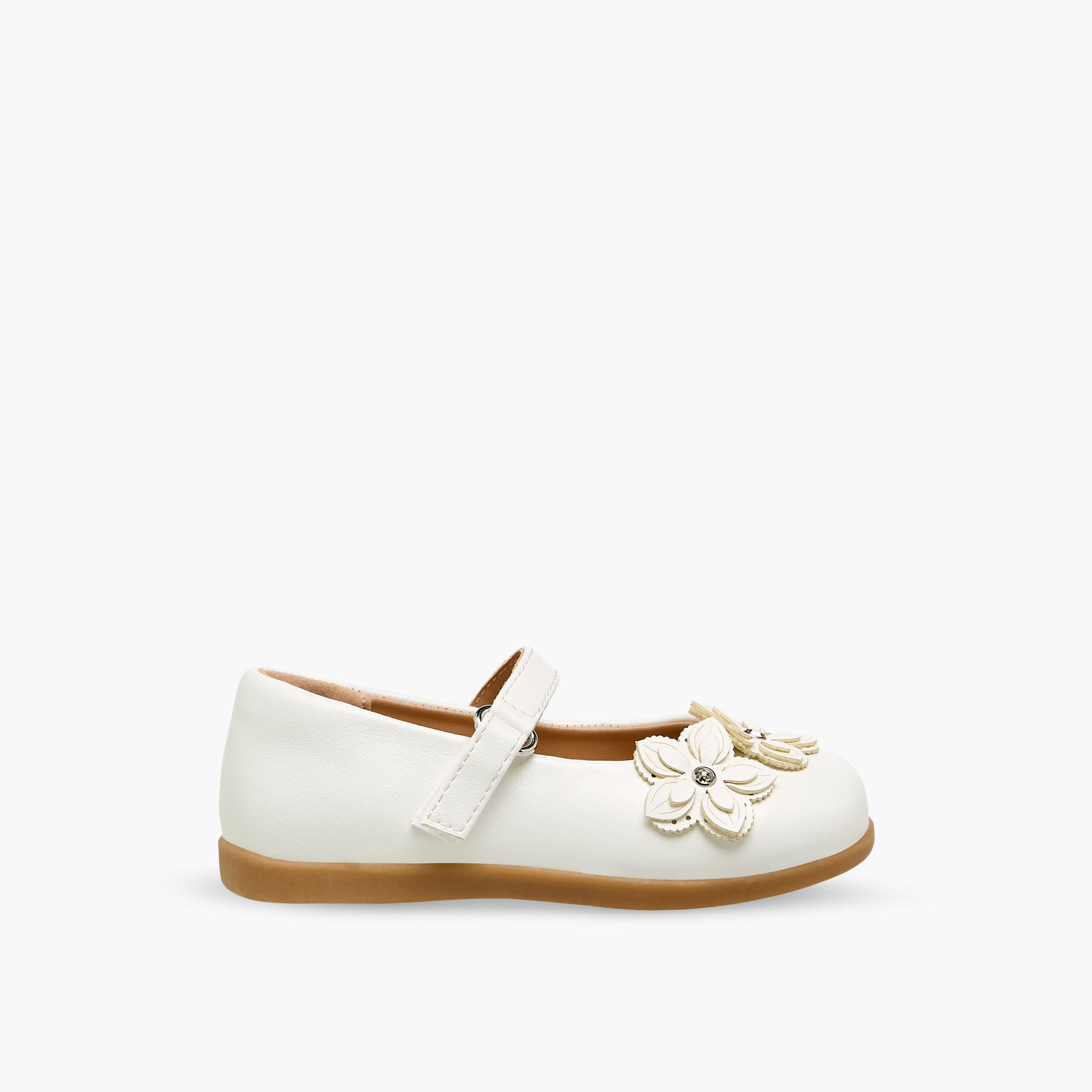 Barefeet Girls Hook & Loop Mary Jane Shoes-girls-shoes-maryjanes-image-3