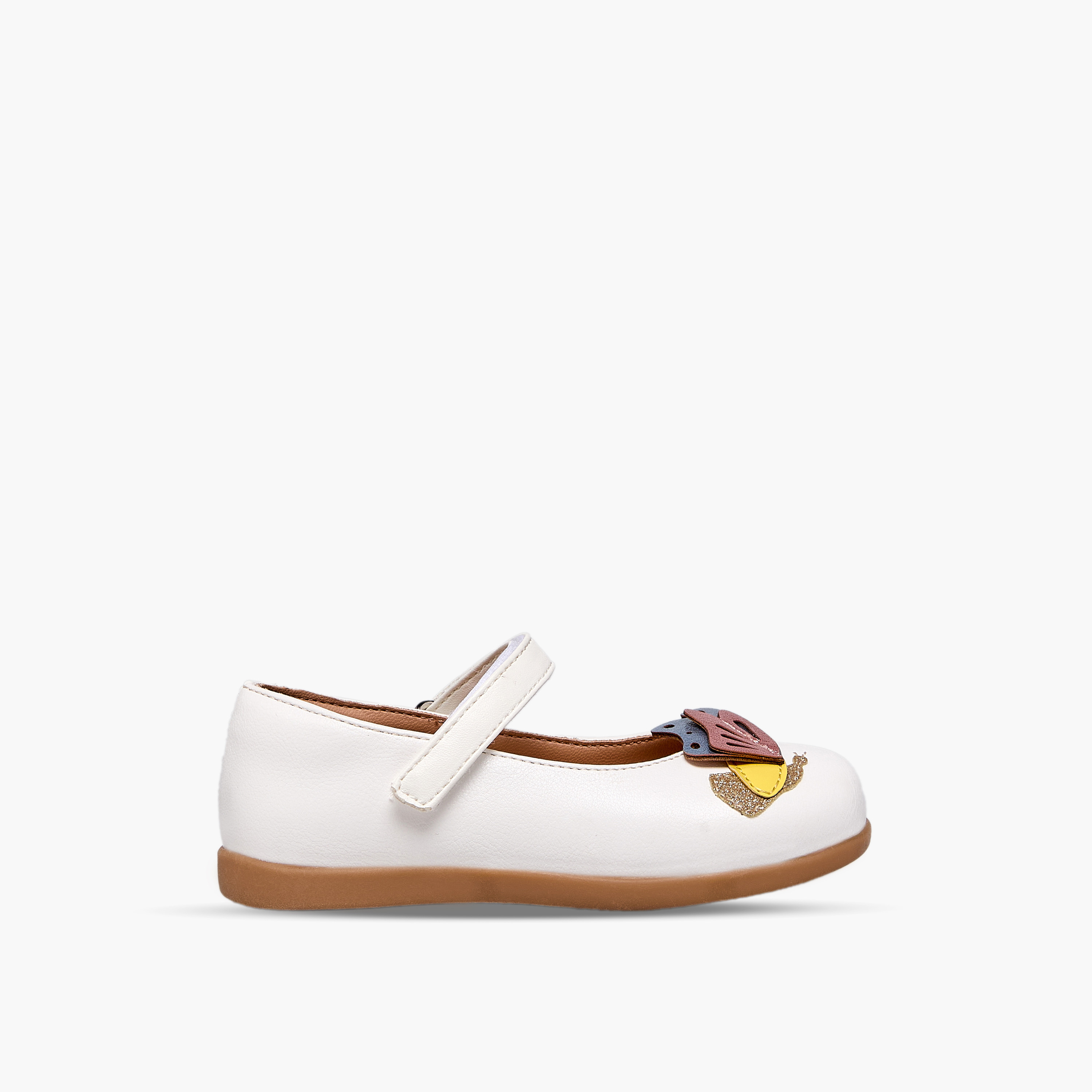 Barefeet Girls Butterfly Embellished Mary Jane Shoes-girls-shoes-maryjanes-image-3