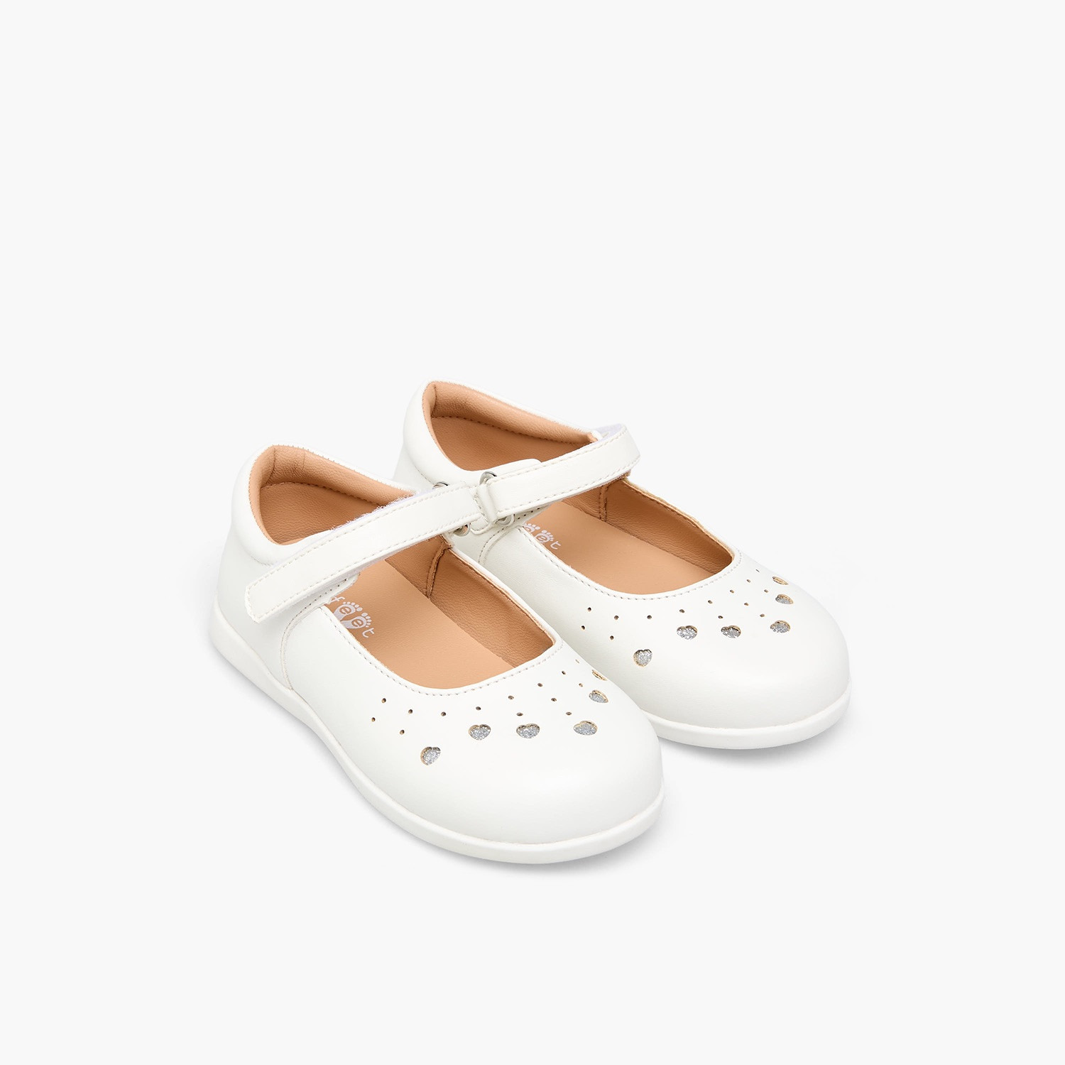 Barefeet Girls Hook & Loop Mary Jane Shoes-girls-shoes-maryjanes-image-1