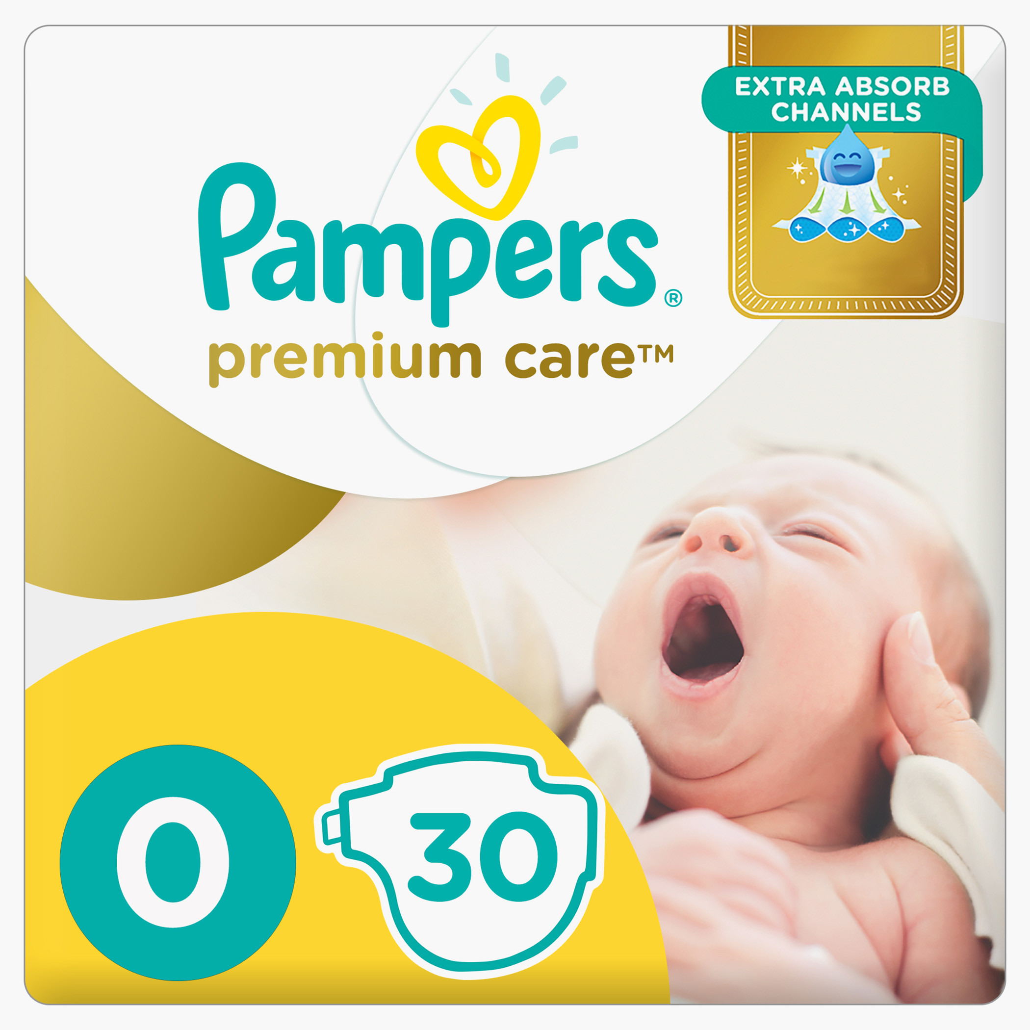 حفاضات بريميوم كير من بامبرز مقاس لحديثي الولادة عبوة 30 قطعة 2-5 كجم-baby-diapering-diapers-image-1