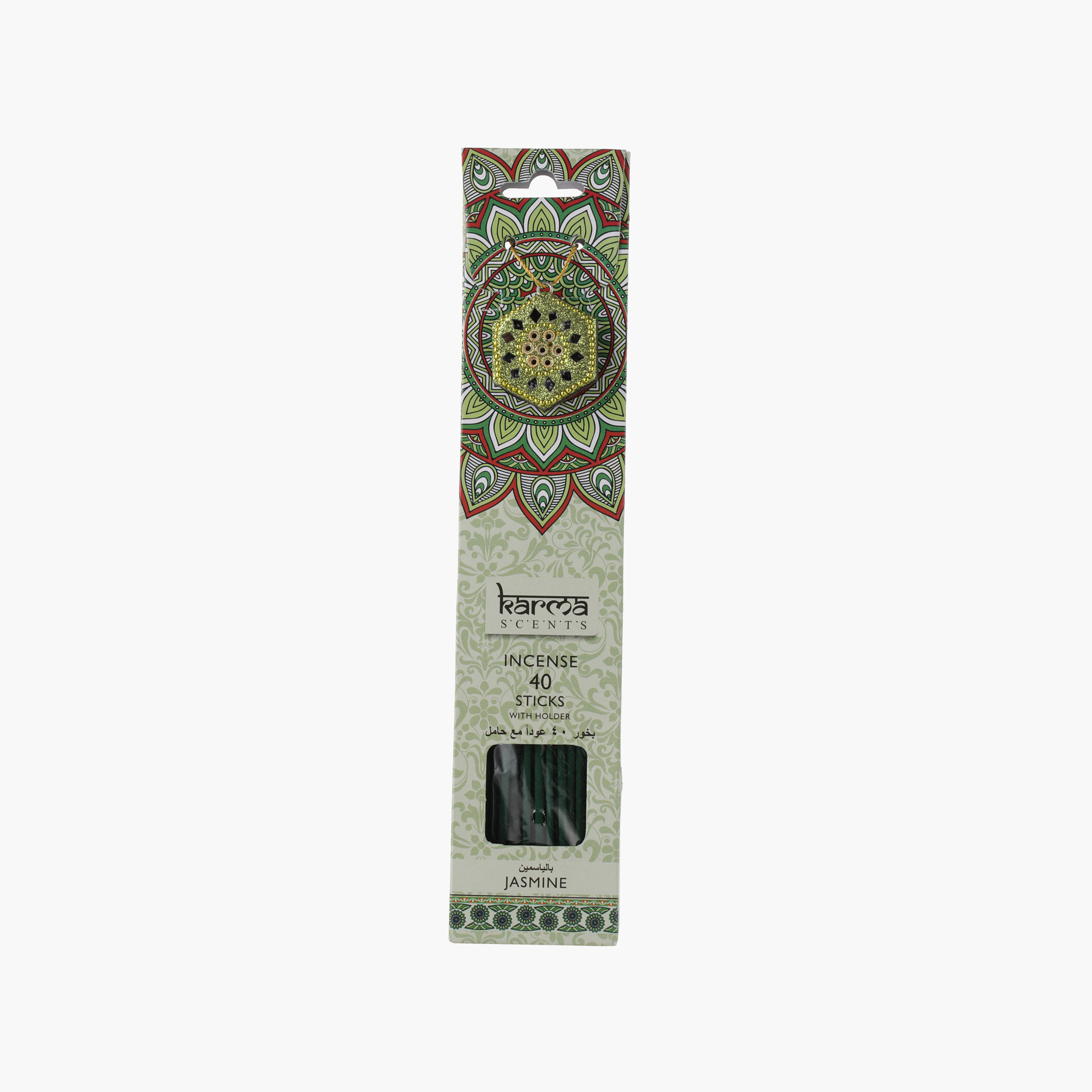 Karma Scents Jasmin Incense Sticks - Set of 40-household-homefragrance-potpourri-image-1