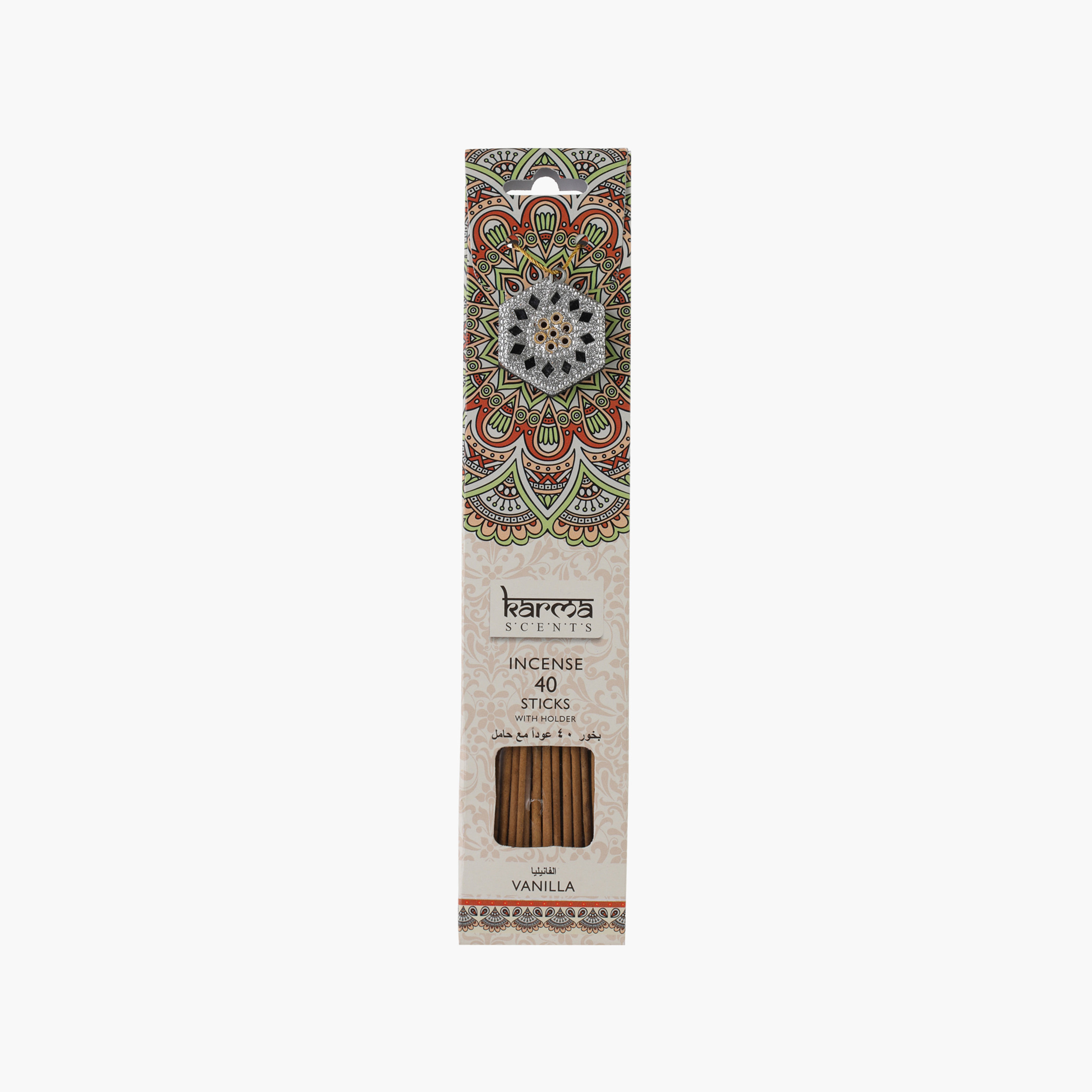 Karma Scents Vanilla Incense Sticks - Set of 40-household-homefragrance-potpourri-image-1