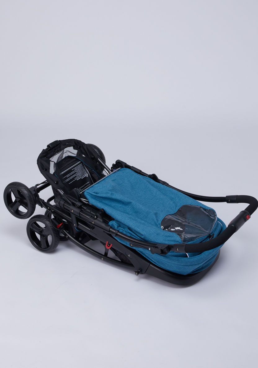Juniors Viola Baby Stroller with Push Button Fold-Strollers-image-4