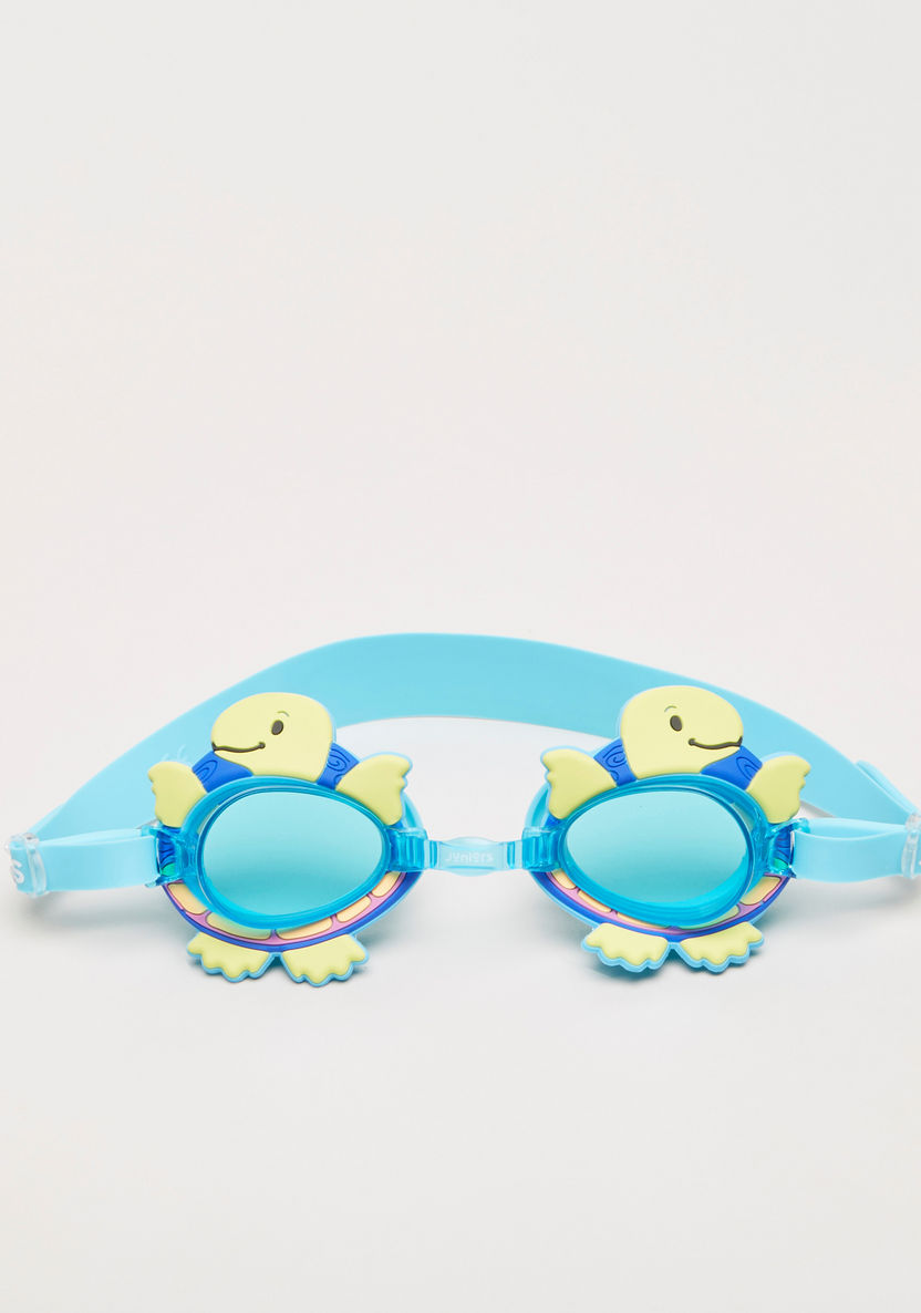Juniors Swimming Goggles with Turtle Applique-Beach and Water Fun-image-1