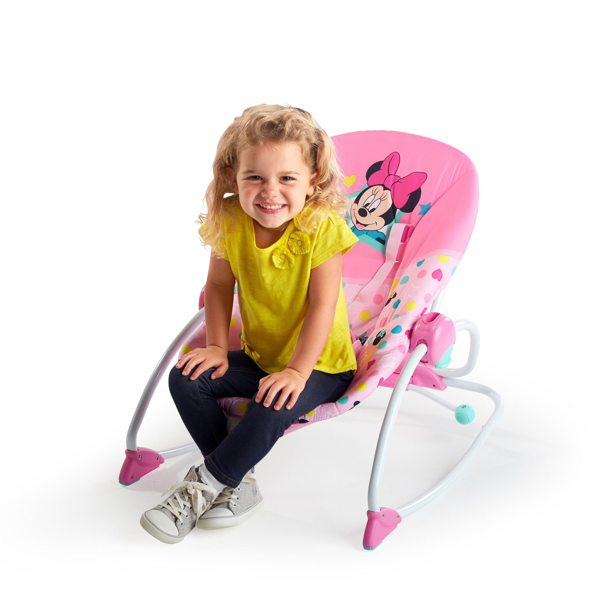 Buy Minnie Mouse Printed Baby Rocker Seat with Toy Bar Online Babyshop UAE