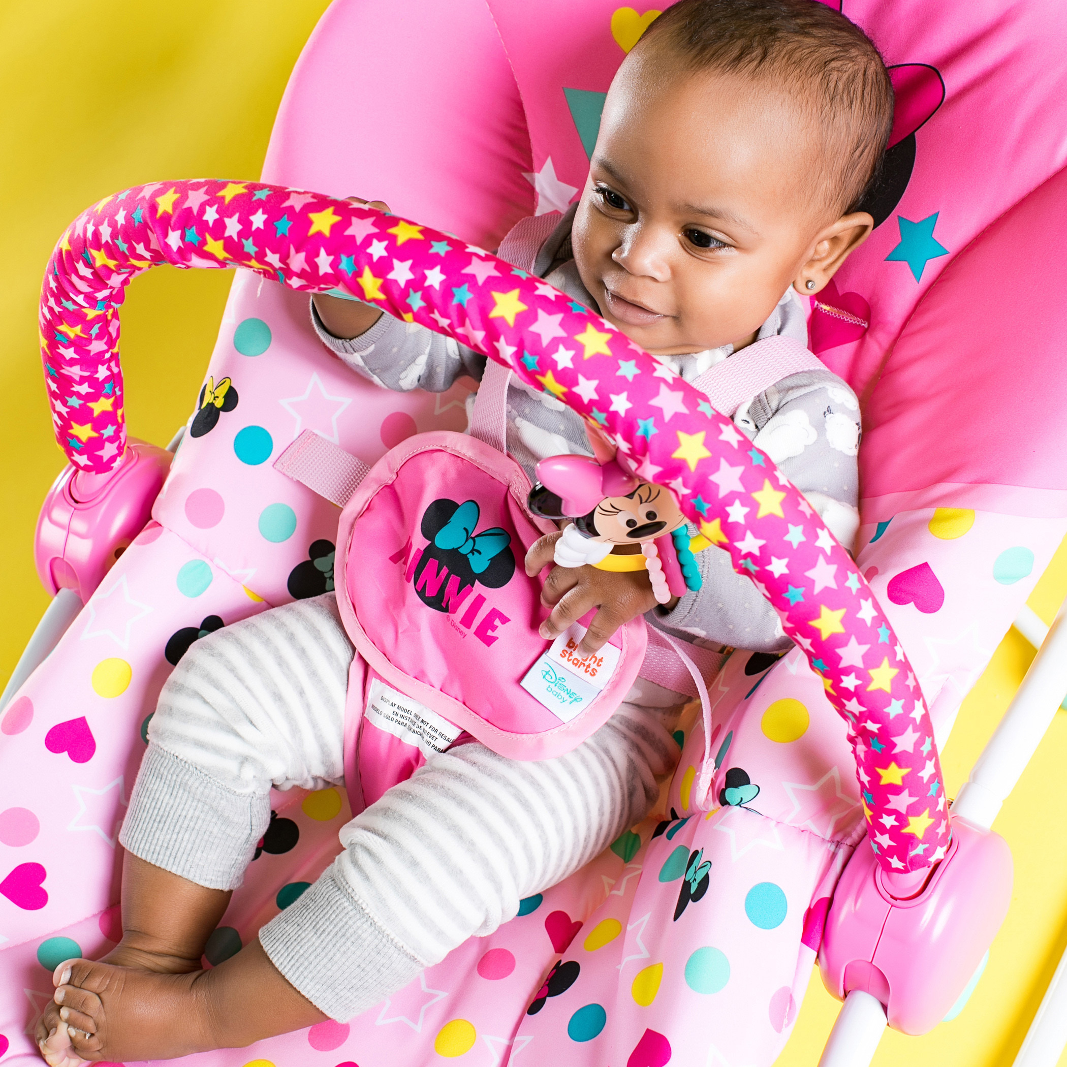 Minnie mouse baby sales bouncer & rocker chair