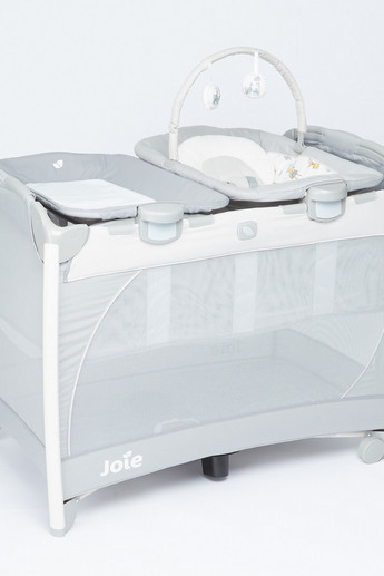 Shop Joie Playard Excursion Change and Bounce Grey Travel Cot with