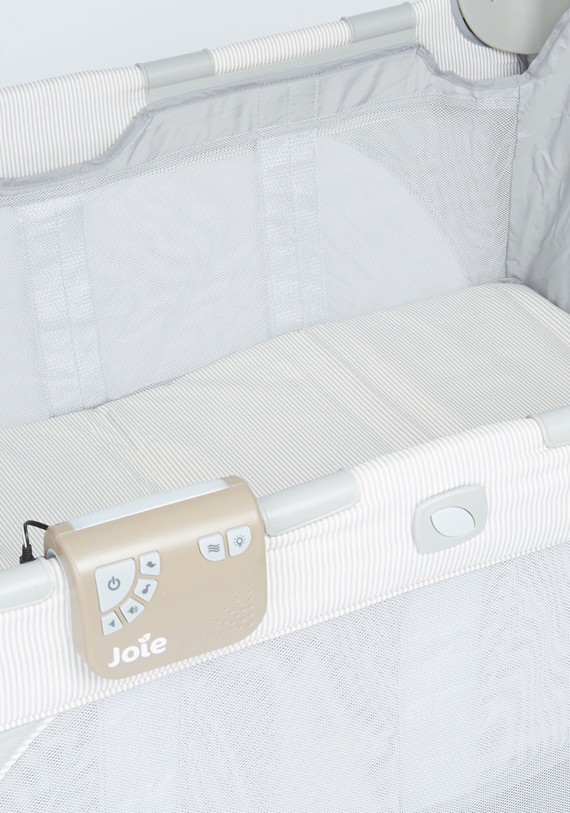 Joie Playard Excursion Change and Bounce Grey Travel Cot with Carry Bag (Upto 3 years)-Travel Cots-image-3
