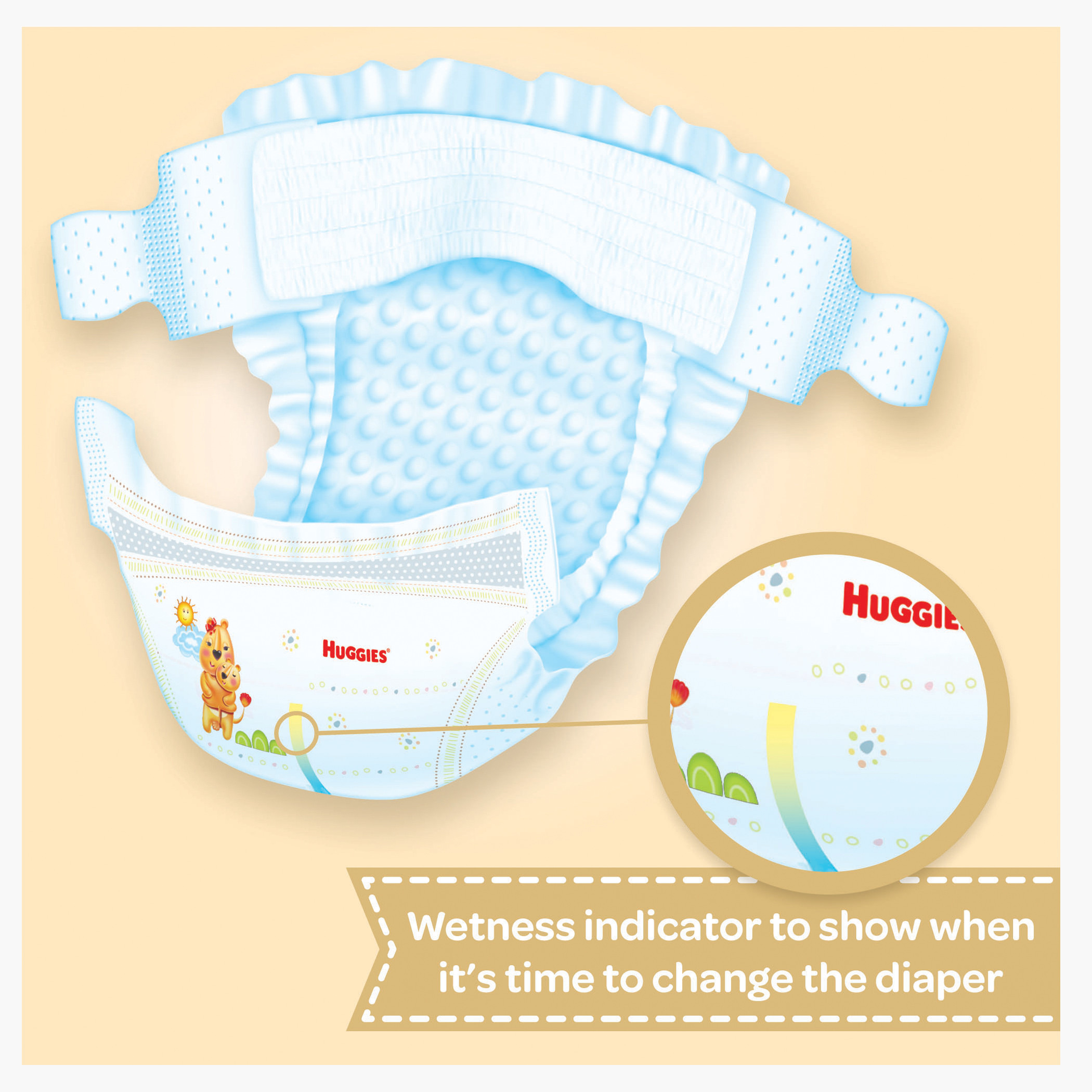 حفّاضات بوم من هوجيس عبوة 21 حفّاضة صغيرة - 4-6 كجم-baby-diapering-diapers-image-4
