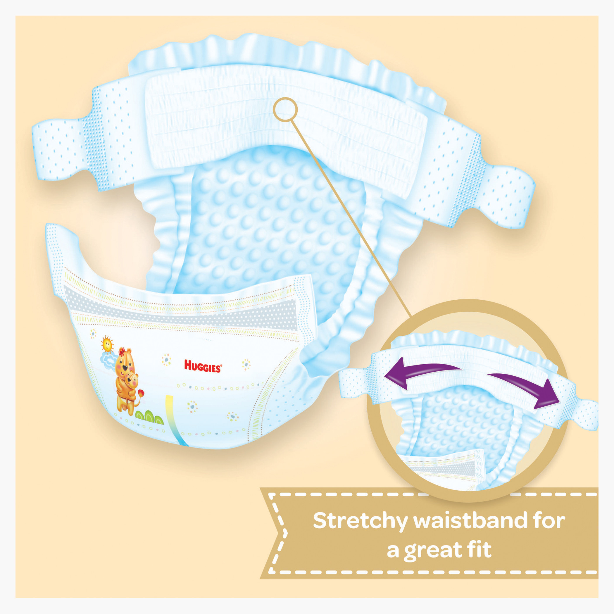 حفّاضات بوم من هوجيس عبوة 21 حفّاضة صغيرة - 4-6 كجم-baby-diapering-diapers-image-5