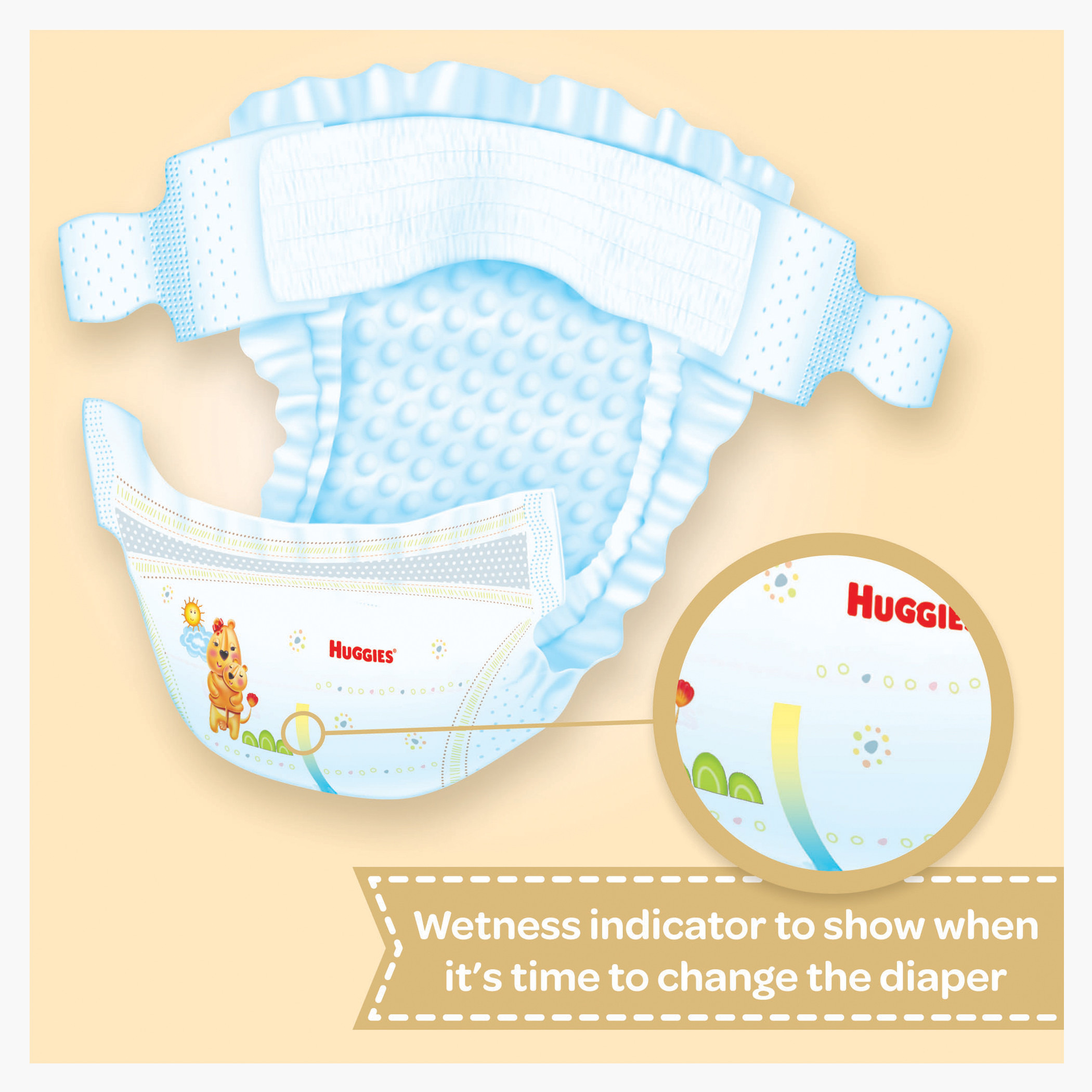 Huggies New Born 64-Diapers Jumbo Pack - 4 to 6 kgs-baby-diapering-diapers-image-3