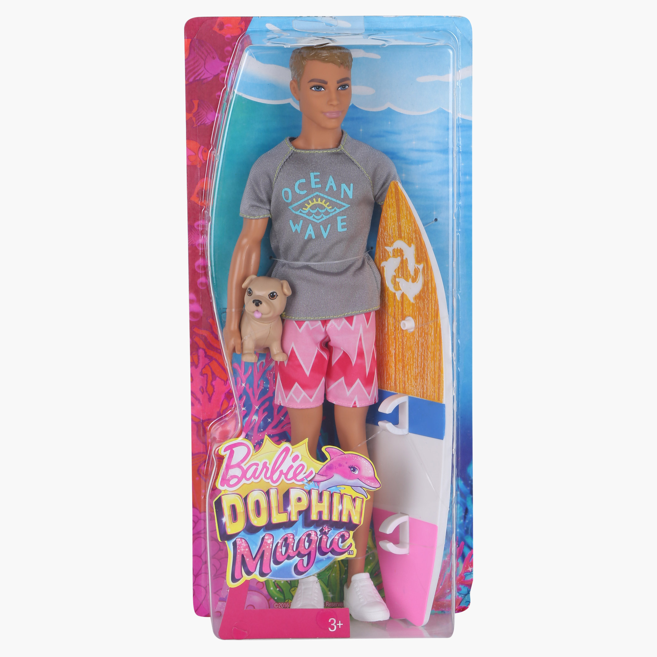 Barbie dolphin magic ken doll puppy and surfboard sale