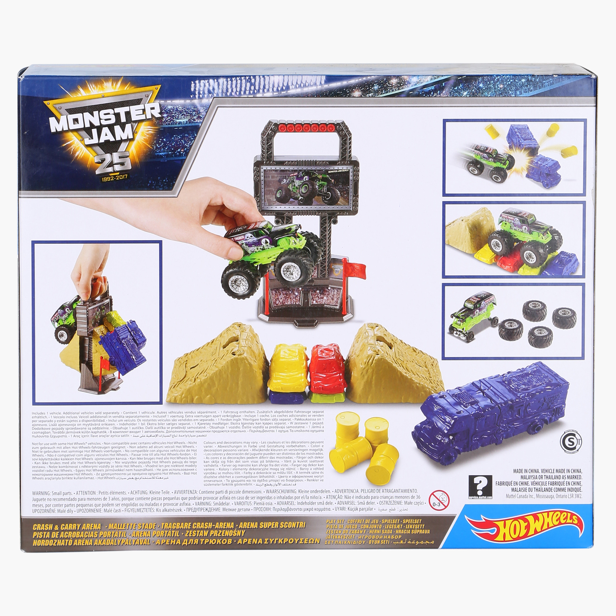Hot Wheels Monster Jam Crash and Carry Arena Playset -toys-playvehicles-vehicleplaysets-image-2