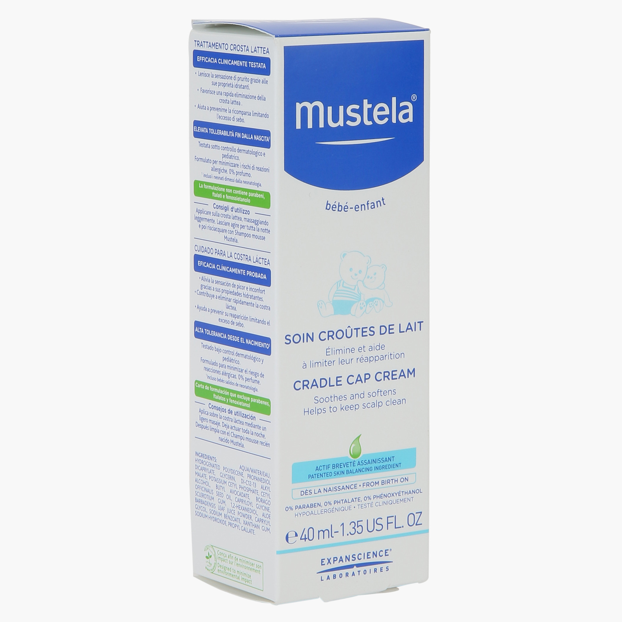 Cradle cap sales cream mustela