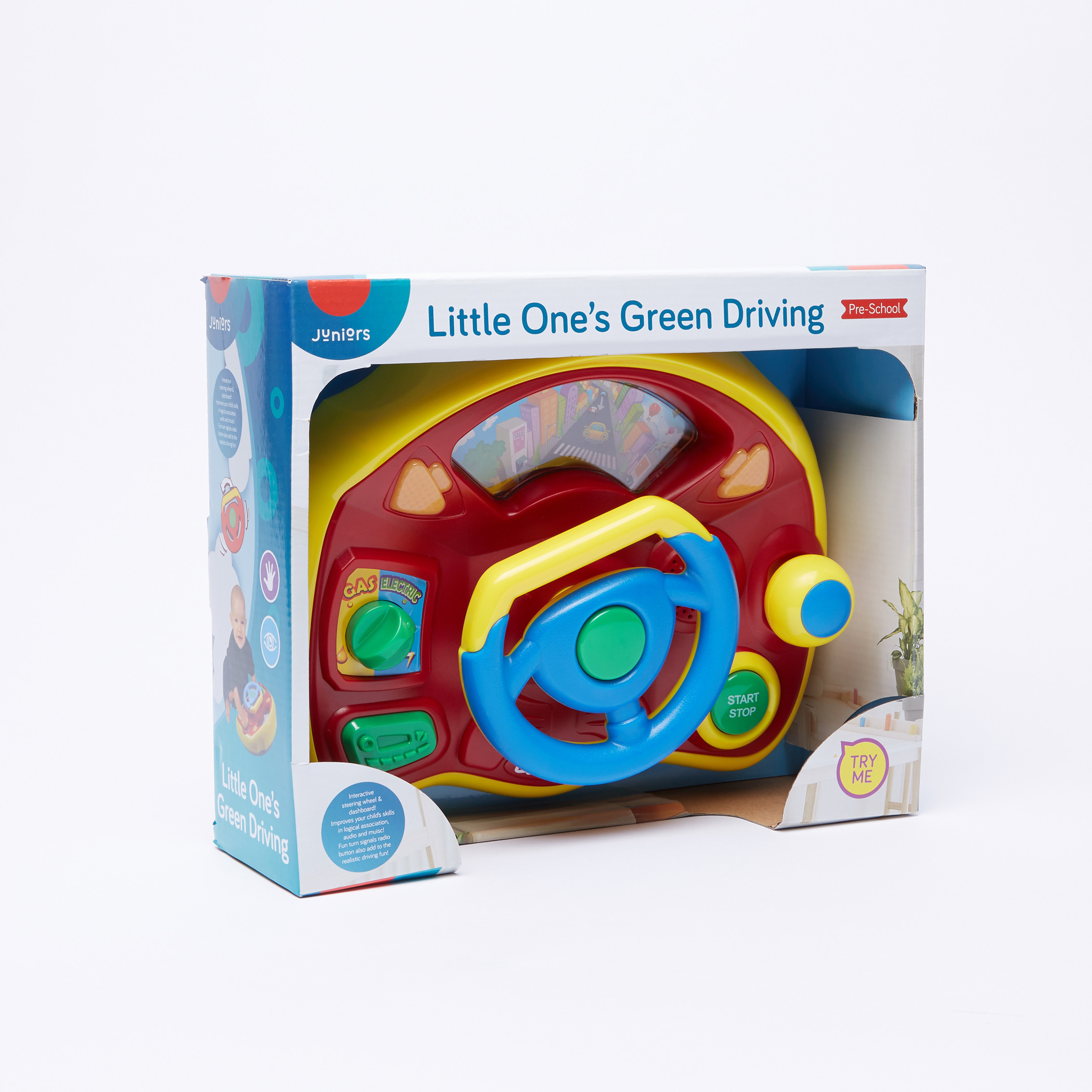 Juniors Green Driving Interactive Dashboard Toy-toys-babyandtoddlertoys-learningtoys-image-3