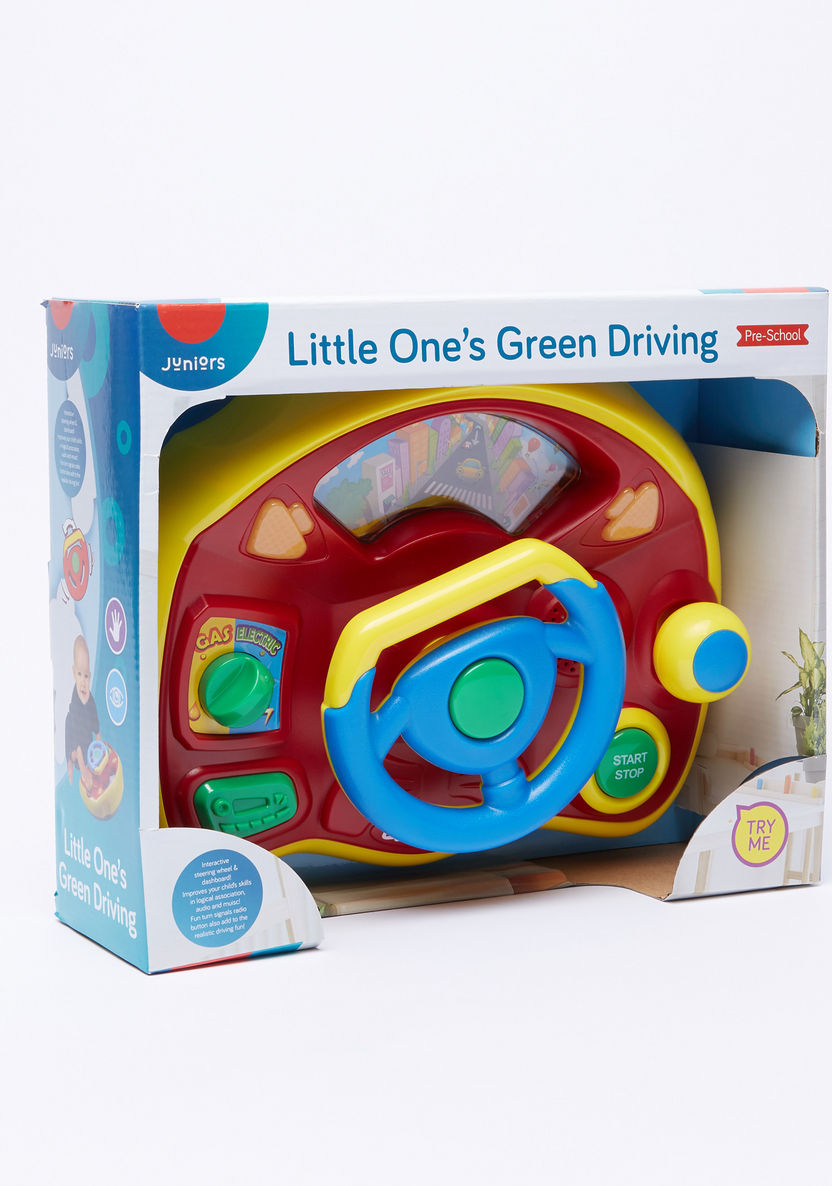 Juniors Green Driving Interactive Dashboard Toy-Baby and Preschool-image-2