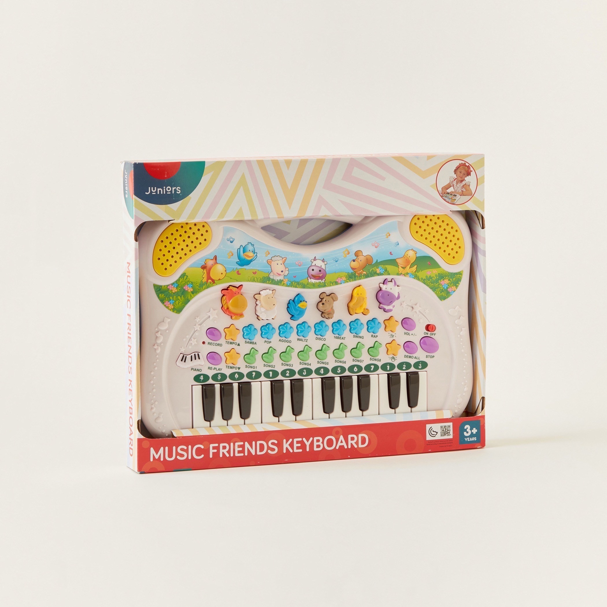 Juniors Music Friends Keyboard Toy-toys-babyandtoddlertoys-lightsandmusicaltoys-image-4