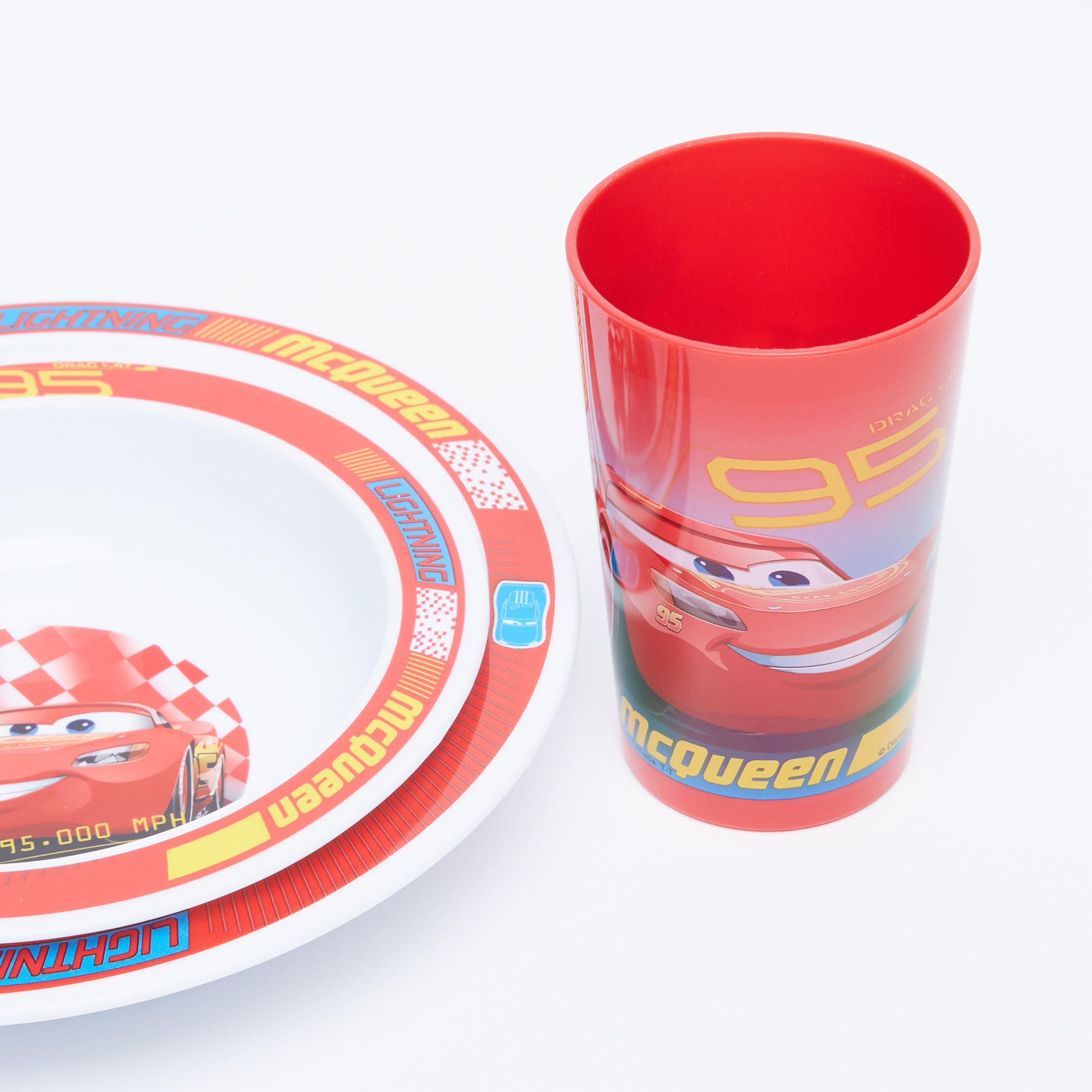 Cars Printed 3-Piece Dinner Set-baby-feeding-mealtimeessentials-image-2