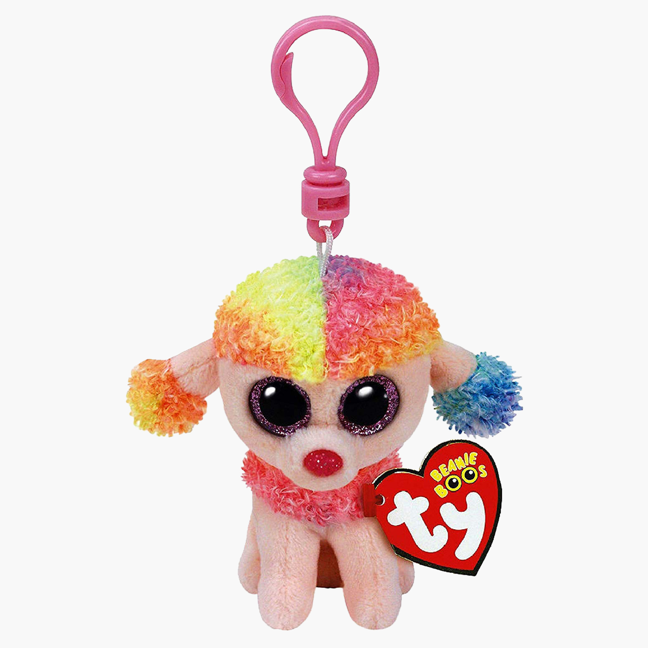 Buy TY Beanie Boos Rainbow the Dog Plush Toy with Clip Online Babyshop UAE