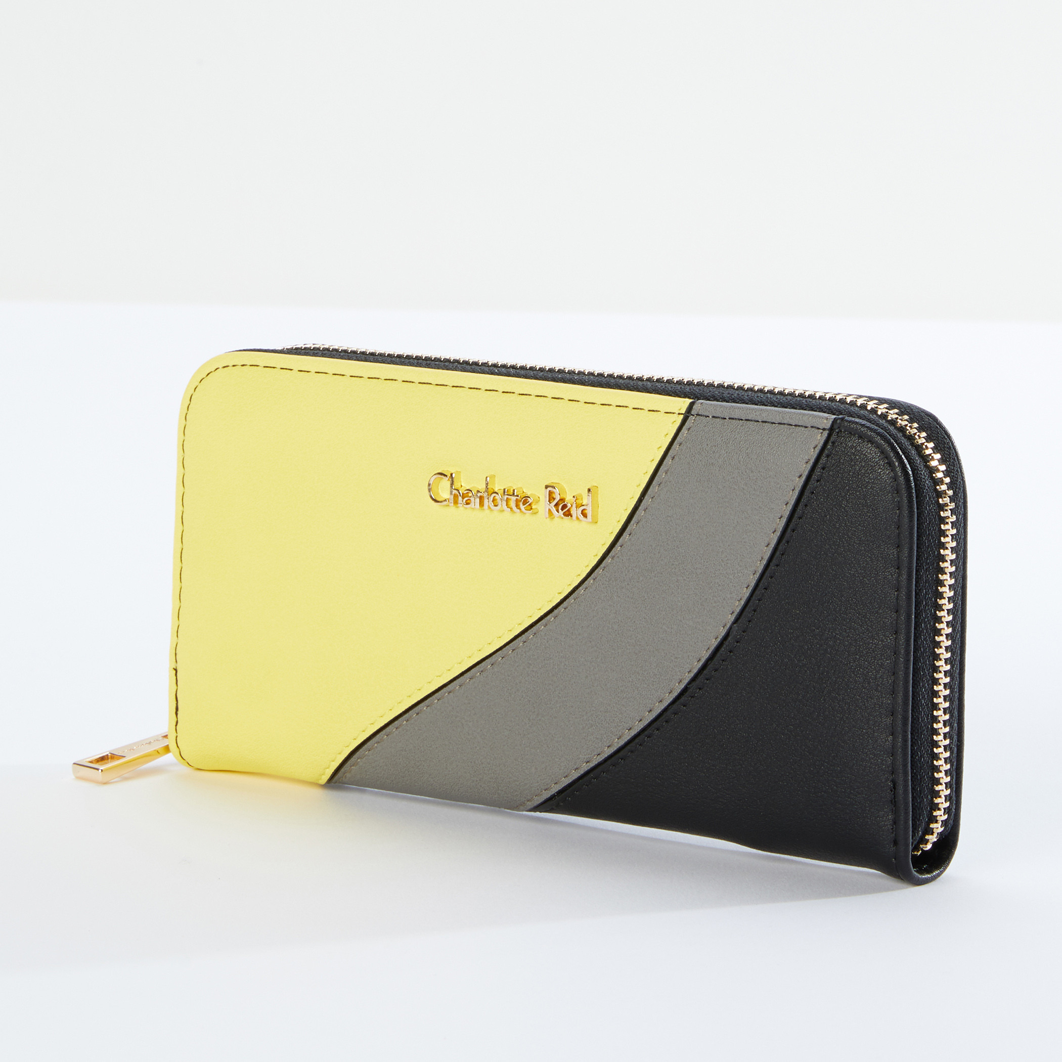 Buy Charlotte Reid Panel Detail Wallet with Zip Closure Online ...