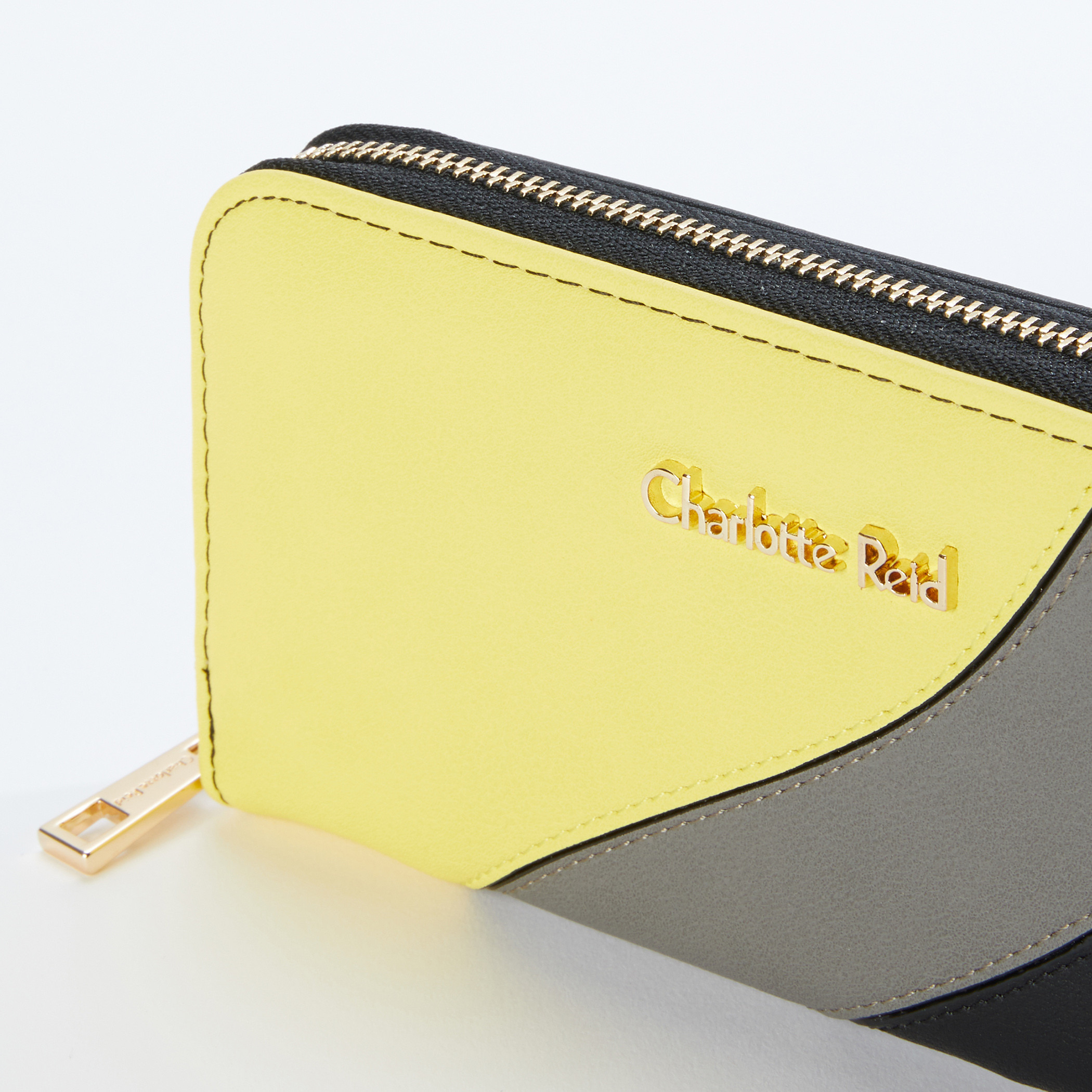 Buy Charlotte Reid Panel Detail Wallet with Zip Closure Online ...