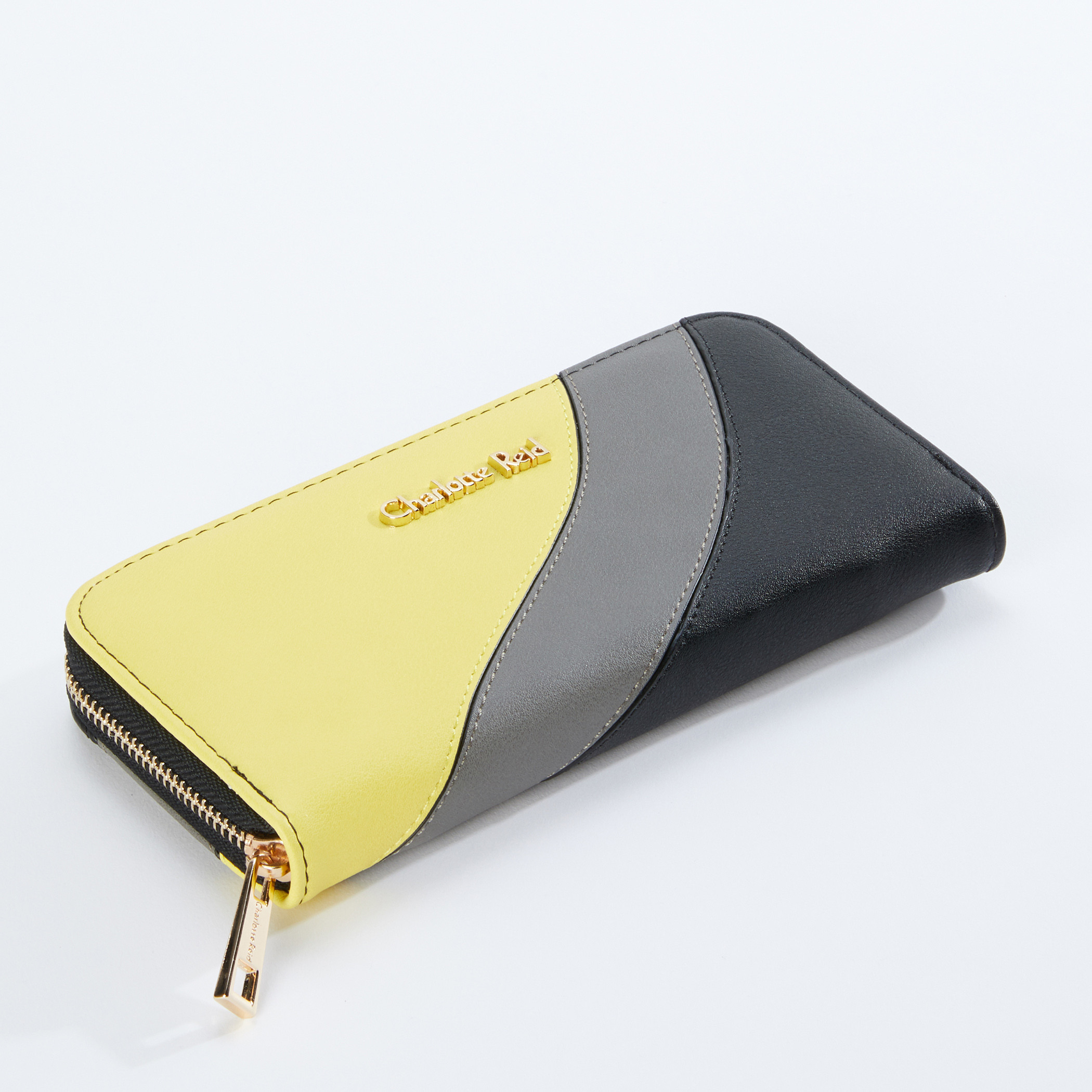 Buy Charlotte Reid Panel Detail Wallet with Zip Closure Online ...