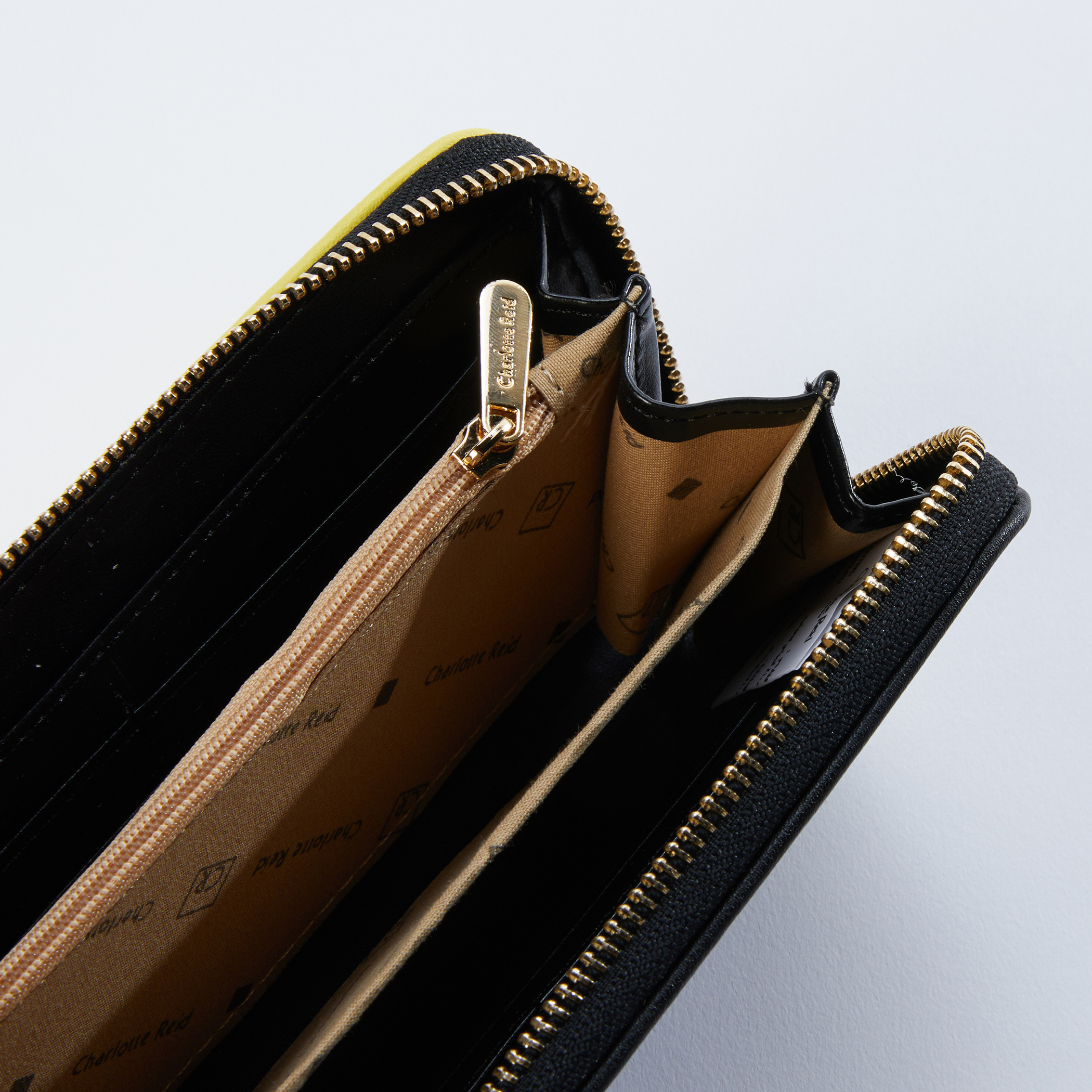 Buy Charlotte Reid Panel Detail Wallet with Zip Closure Online ...