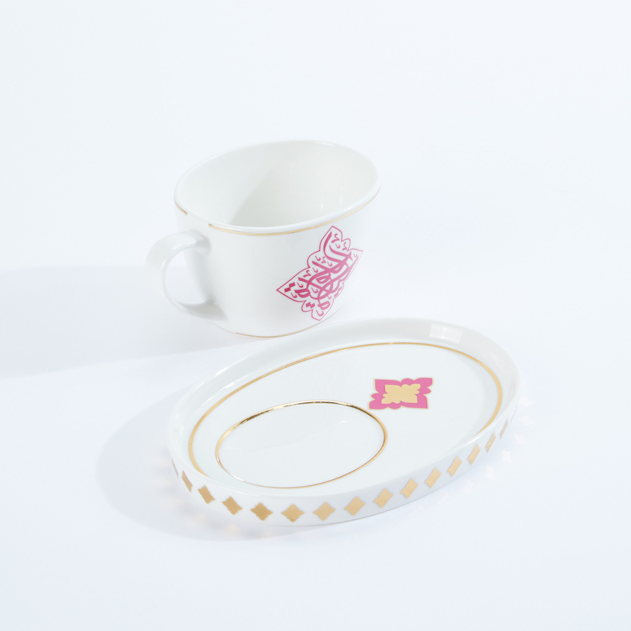 Printed Cup and Saucer Set-household-dining-teaandcoffee-teaandcoffeesets-image-3
