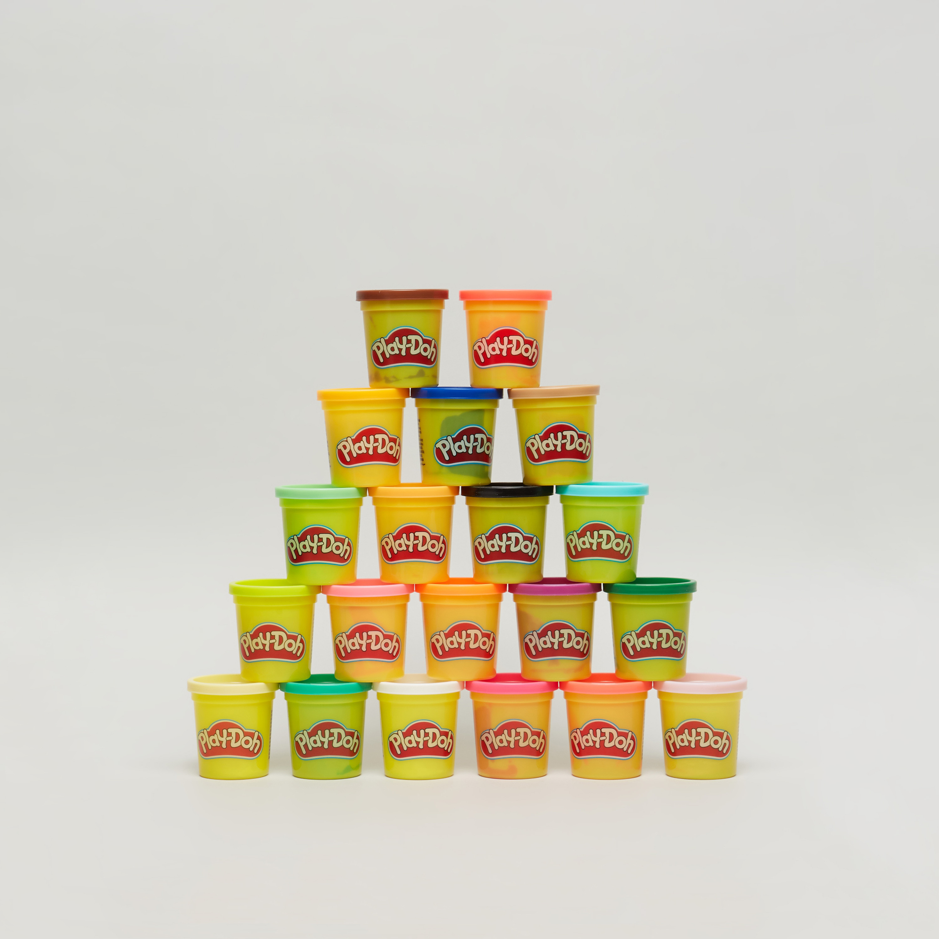 مجموعة عجين تشكيل سوبر كلر -20 قطعة من هاسبرو-toys-educational-doughtoys-image-4