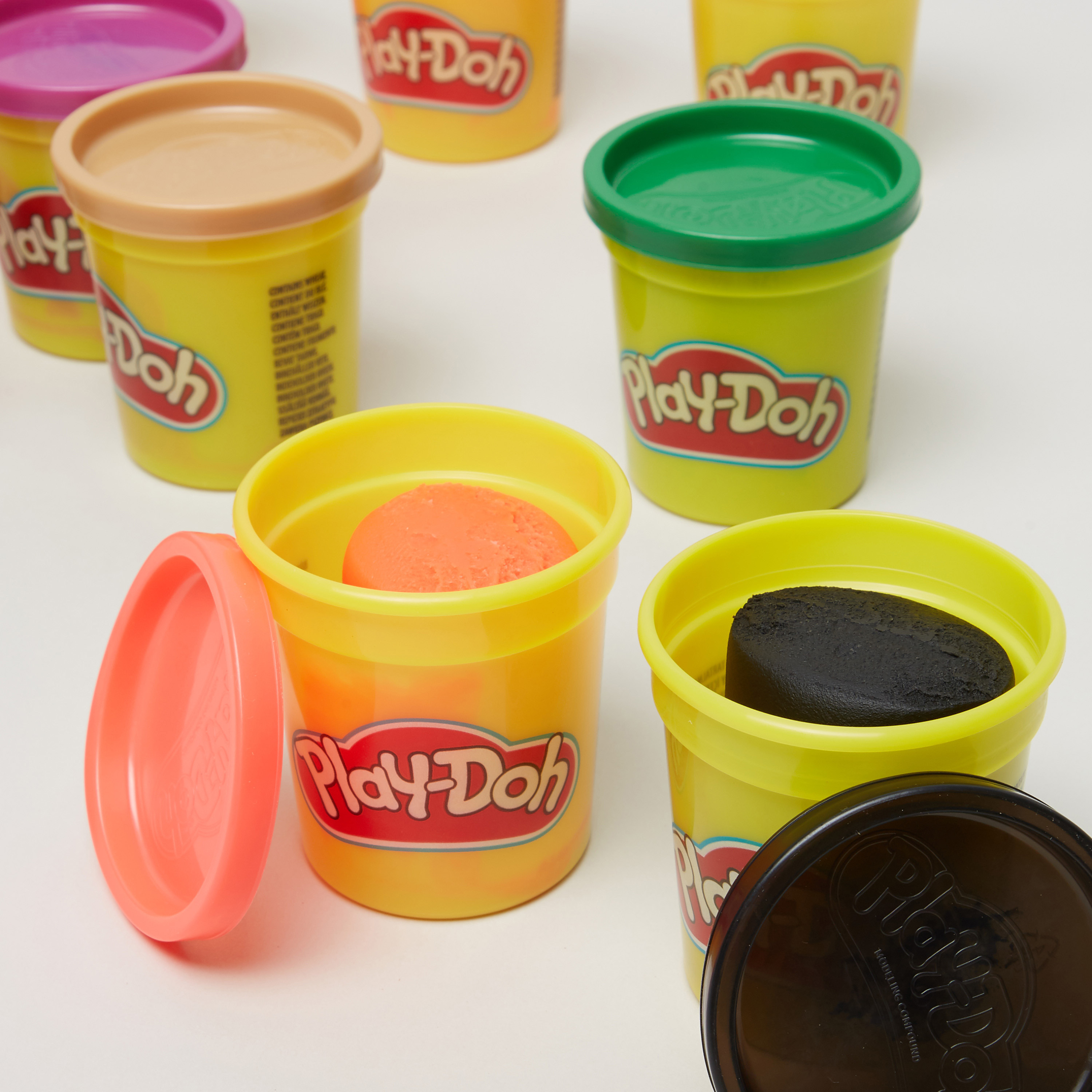 مجموعة عجين تشكيل سوبر كلر -20 قطعة من هاسبرو-toys-educational-doughtoys-image-2