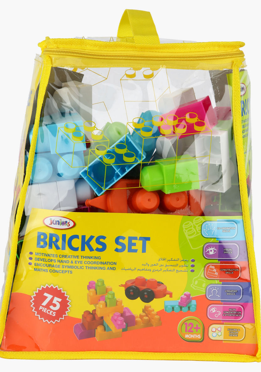 Juniors 75-Piece Bricks Set-Blocks%2C Puzzles and Board Games-image-3