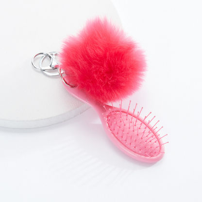 Buy Women's Hair Brush with Pom-Pom Detail Keychain Online | Centrepoint Kuwait Buy Women's Hair Brush with Pom-Pom Detail Keychain Online | Centrepoint Kuwait