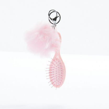 Buy Women's Hair Brush with Pom Pom Detail Keychain Online | Centrepoint Saudi Buy Women's Hair Brush with Pom Pom Detail Keychain Online | Centrepoint Saudi