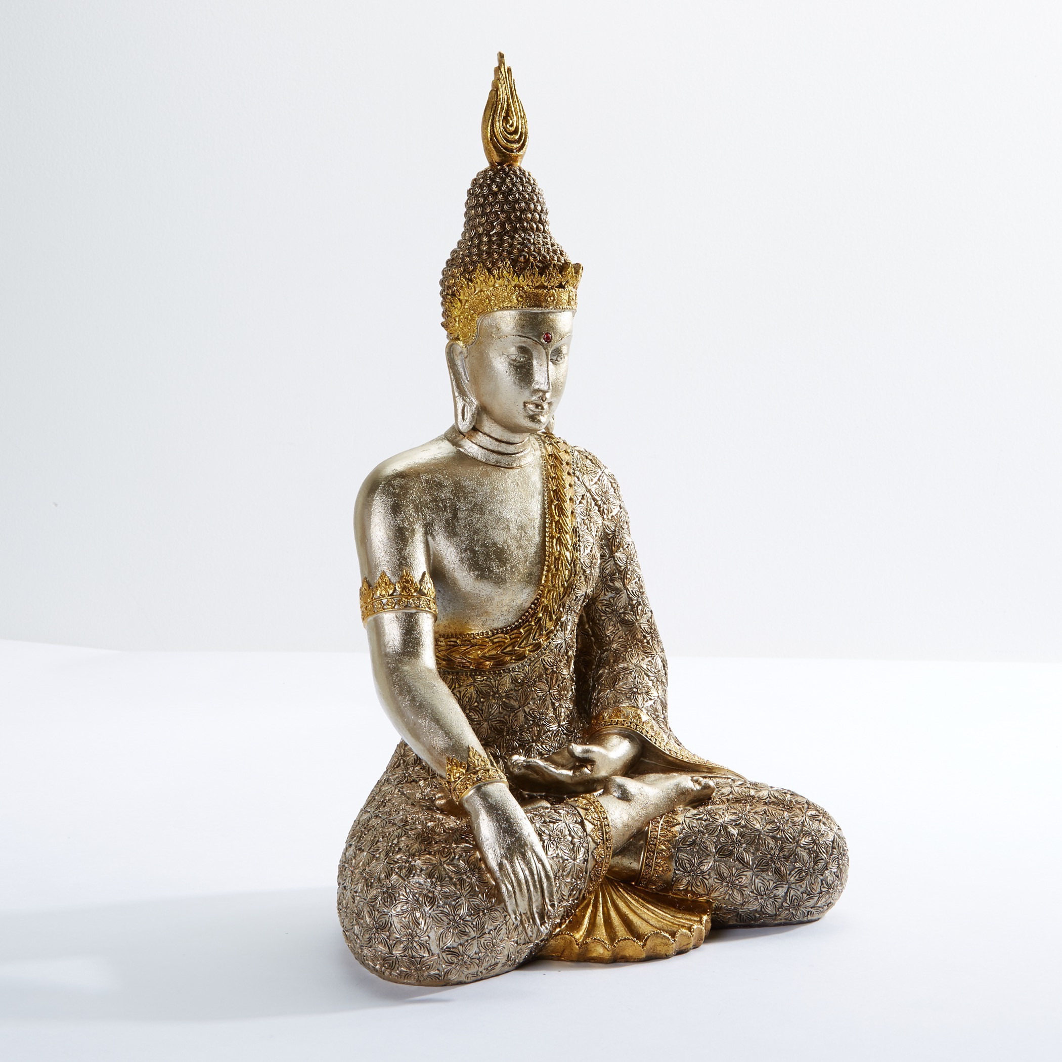 Embellished Sitting Buddha Statue-household-decor-decorativeobjectsandsculptures-image-2