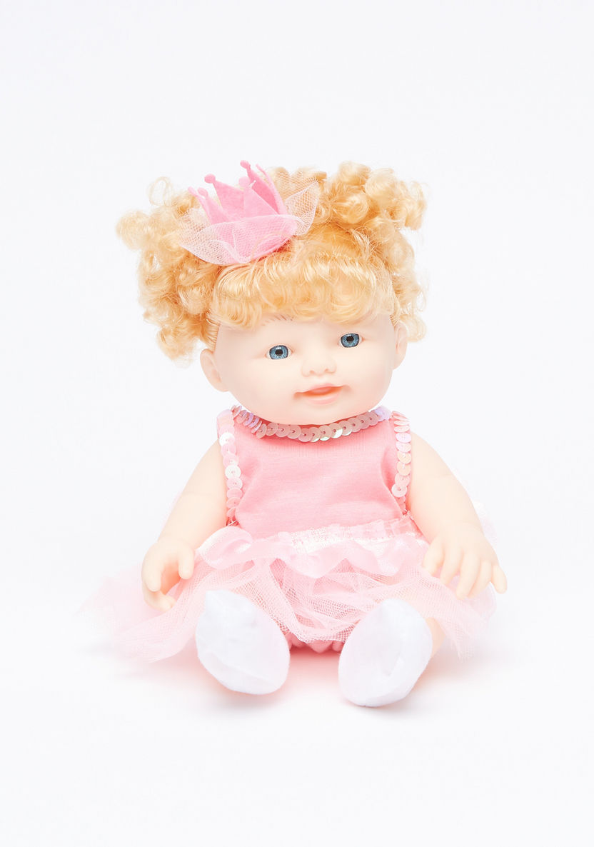 Juniors Baby Doll with Curly Hair-Dolls and Playsets-image-0