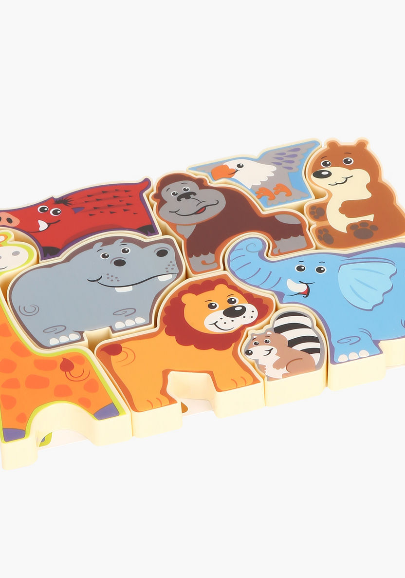 Playgo Wildlife Safari Puzzle-Blocks%2C Puzzles and Board Games-image-0