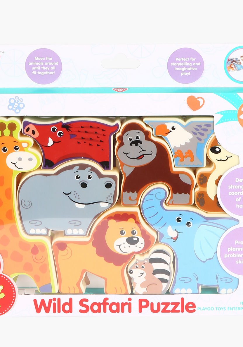 Playgo Wildlife Safari Puzzle-Blocks%2C Puzzles and Board Games-image-2