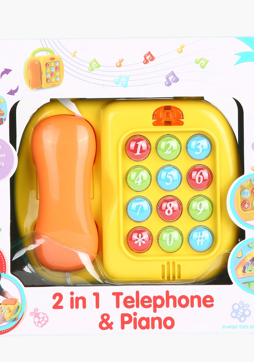 Playgo 2-in-1 Telephone Piano Pretend Toy-Gifts-image-4