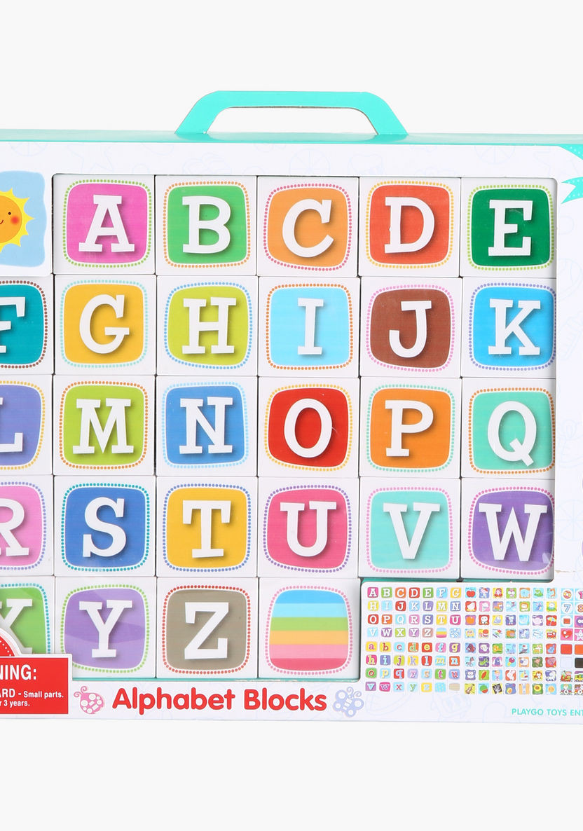 Alphabet Blocks 28-Piece Learning Toy-Baby and Preschool-image-1