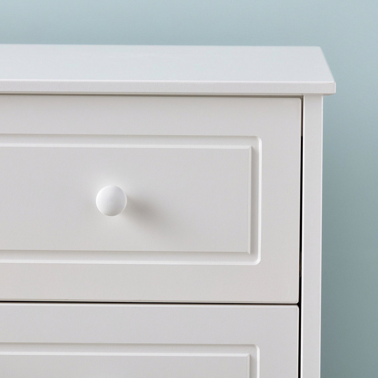 Giggles Patricia 3-Drawer Chest of Drawers with Round Handles