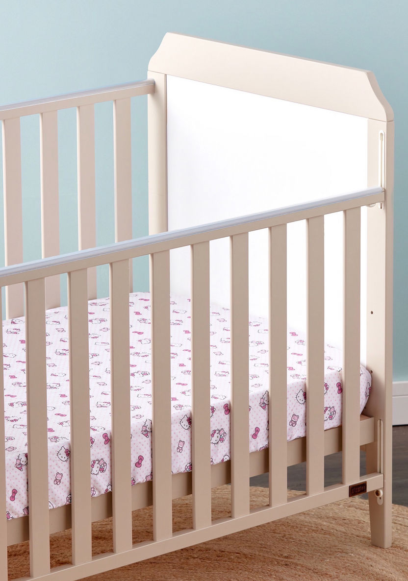 Giggles Penelope Wooden Crib - Pink-Baby Cribs-image-4